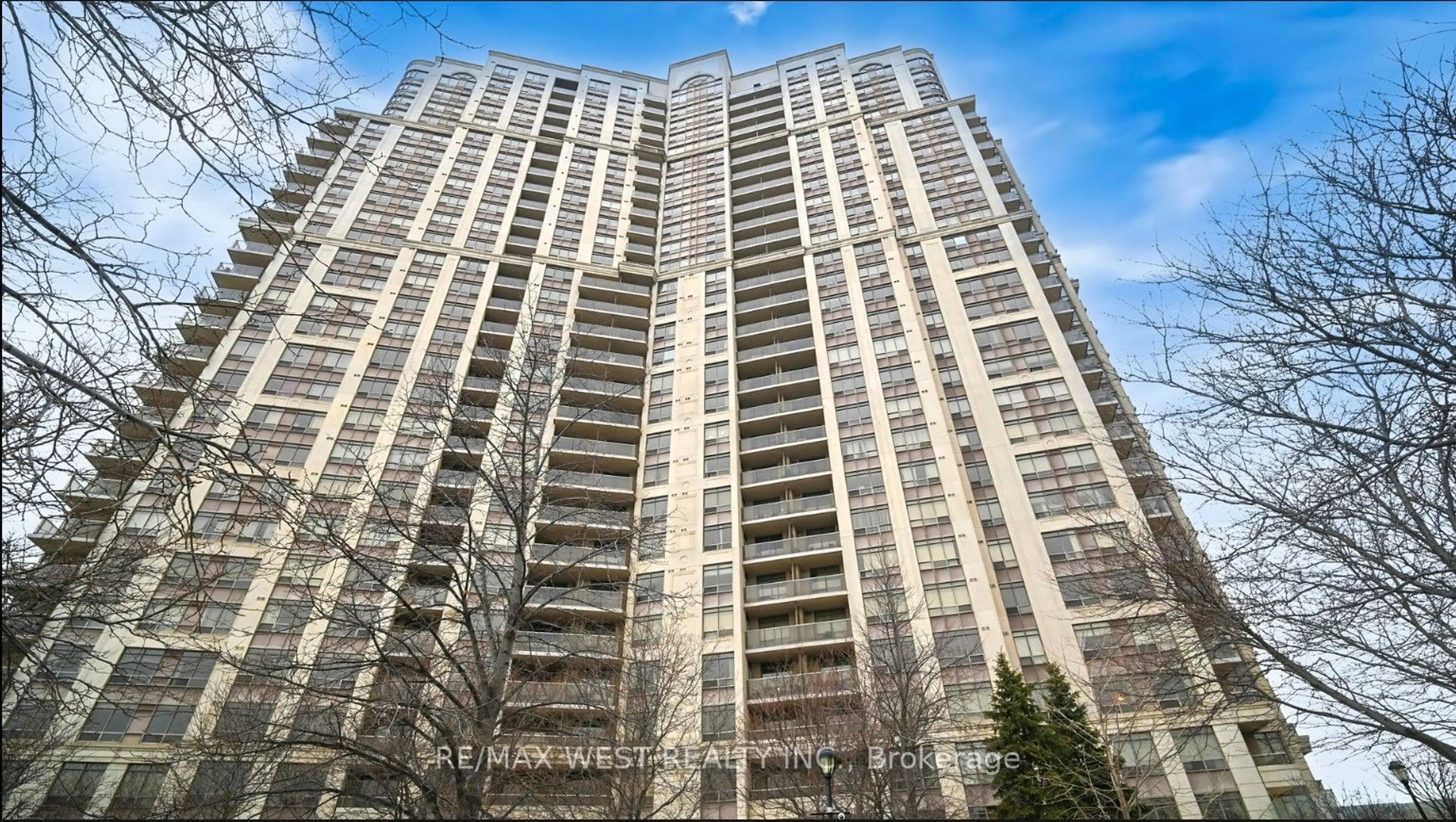 A pic from outside/outdoor area/front of a property/back of a property/a pic from drone, building for 710 Humberwood Blvd #206A, Toronto Ontario M9W 7J5