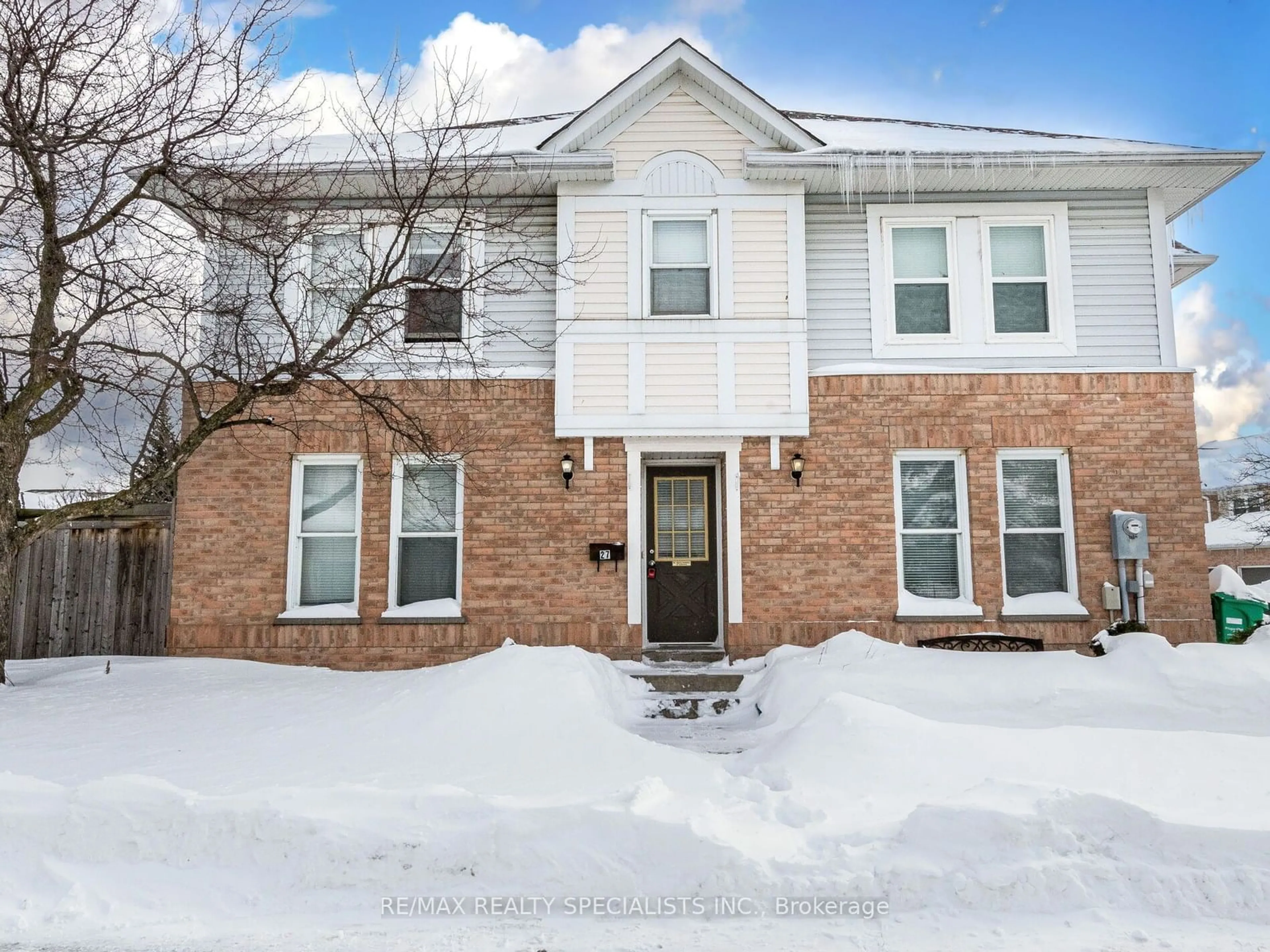 Home with brick exterior material, street for 24 Brisbane Crt #27, Brampton Ontario L6R 1V4