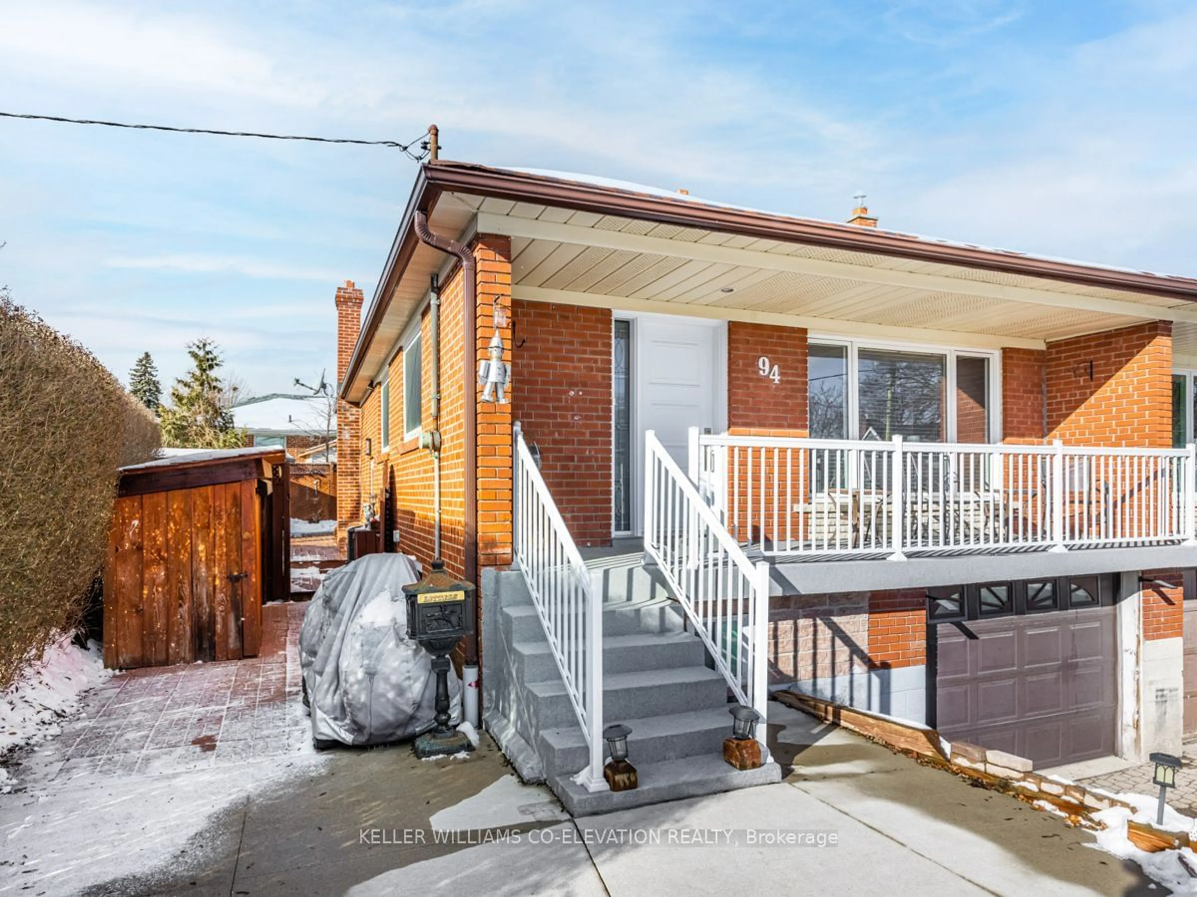 Home with brick exterior material, street for 94 Archibald St, Brampton Ontario L6X 1L9