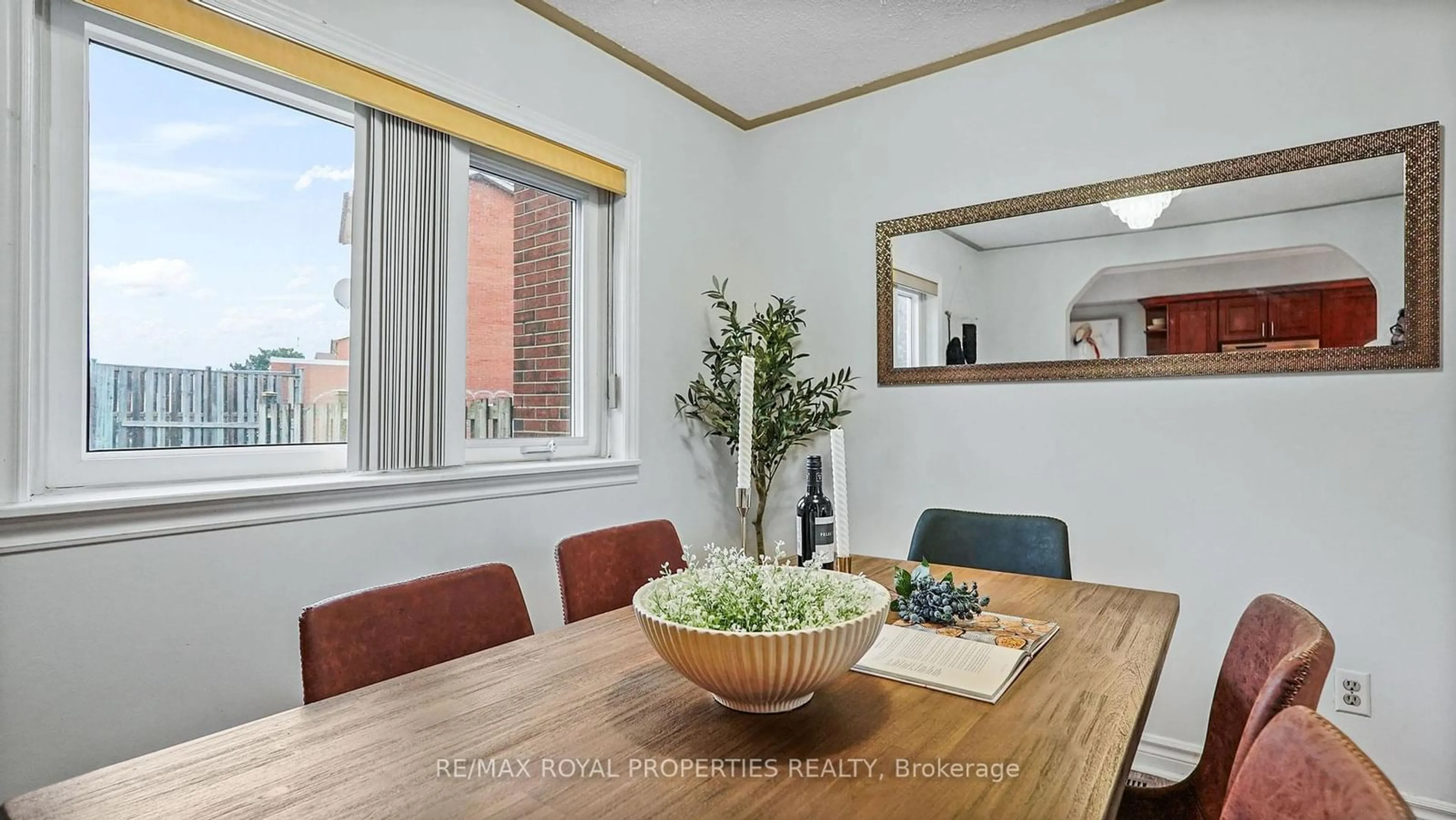 Dining room, wood/laminate floor for 6442 Finch Ave #207, Toronto Ontario M9V 1T4