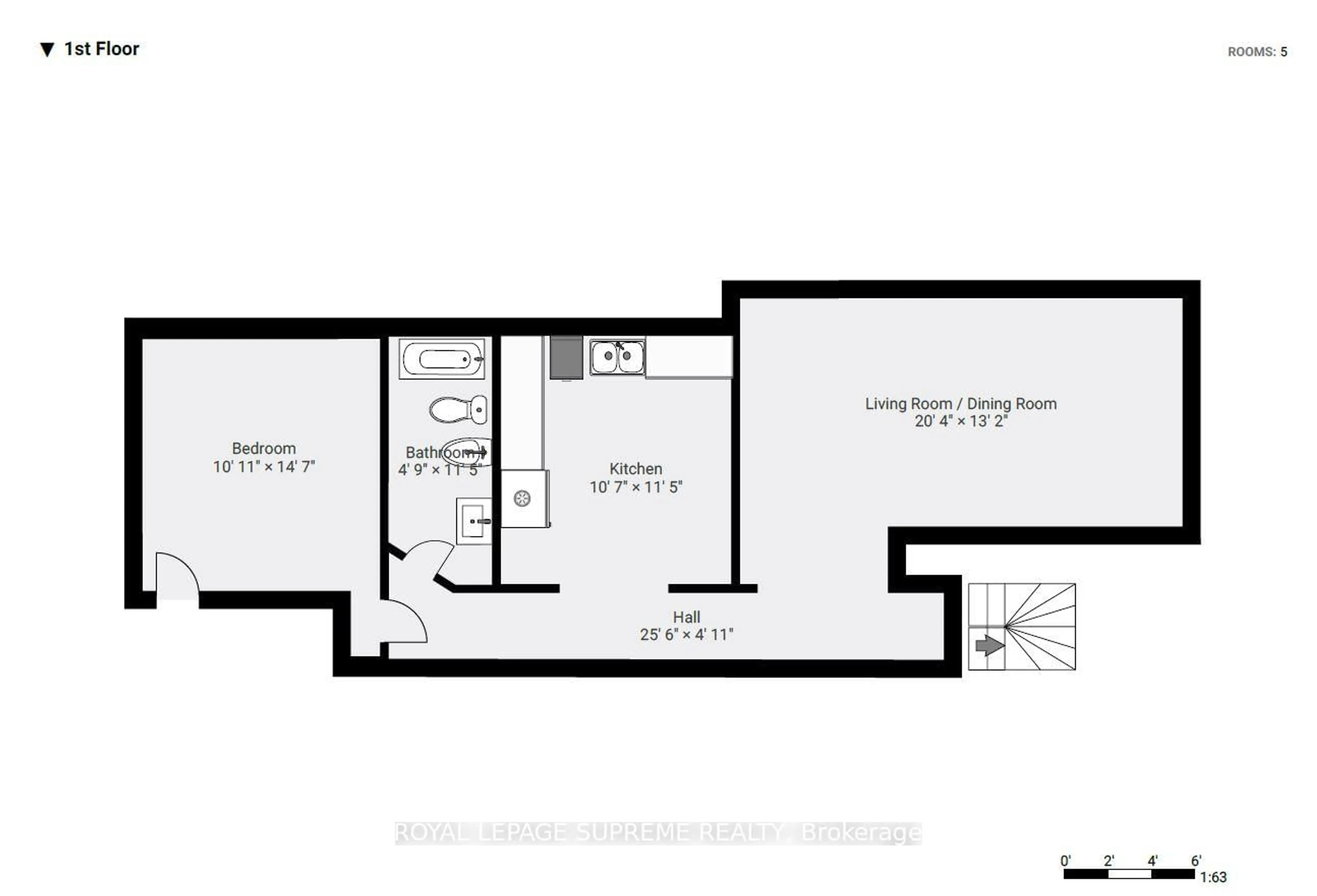 Floor plan for 452 Delaware Ave, Toronto Ontario M6H 2T9