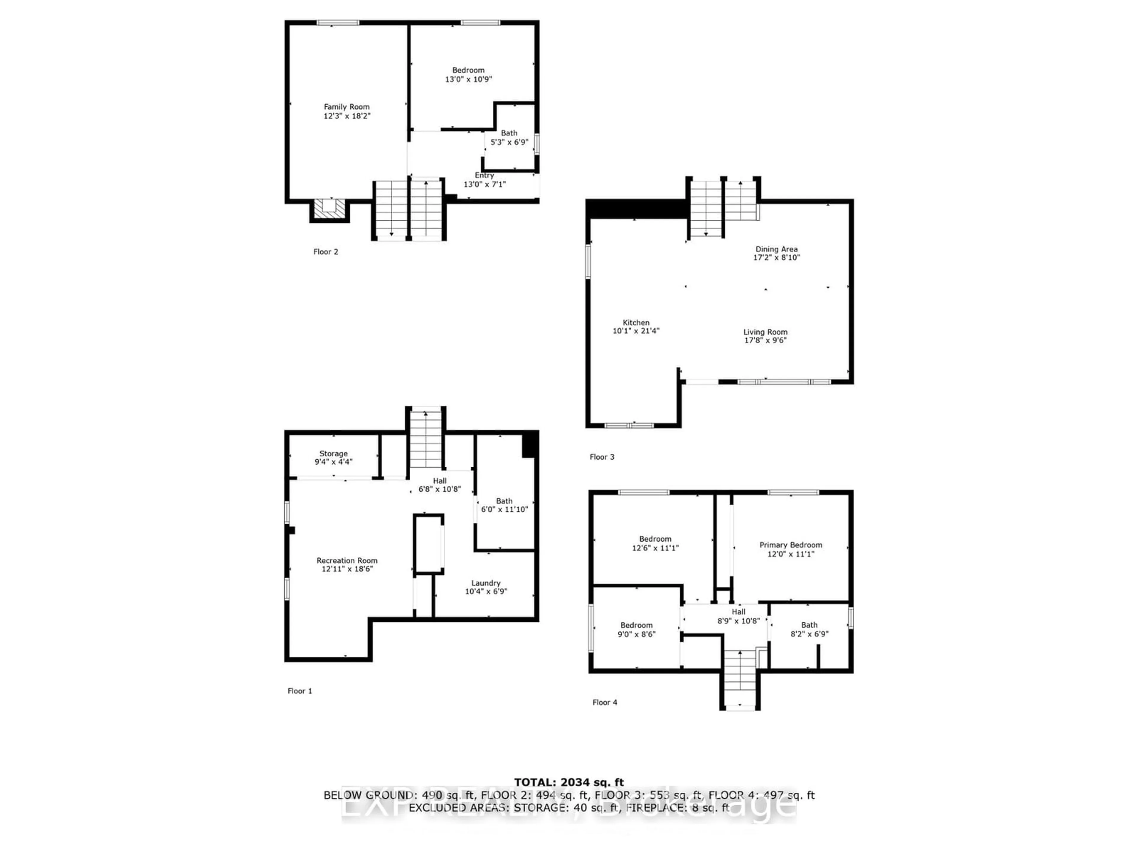 Floor plan for 669 Geneva Park Dr, Burlington Ontario L7N 3C2