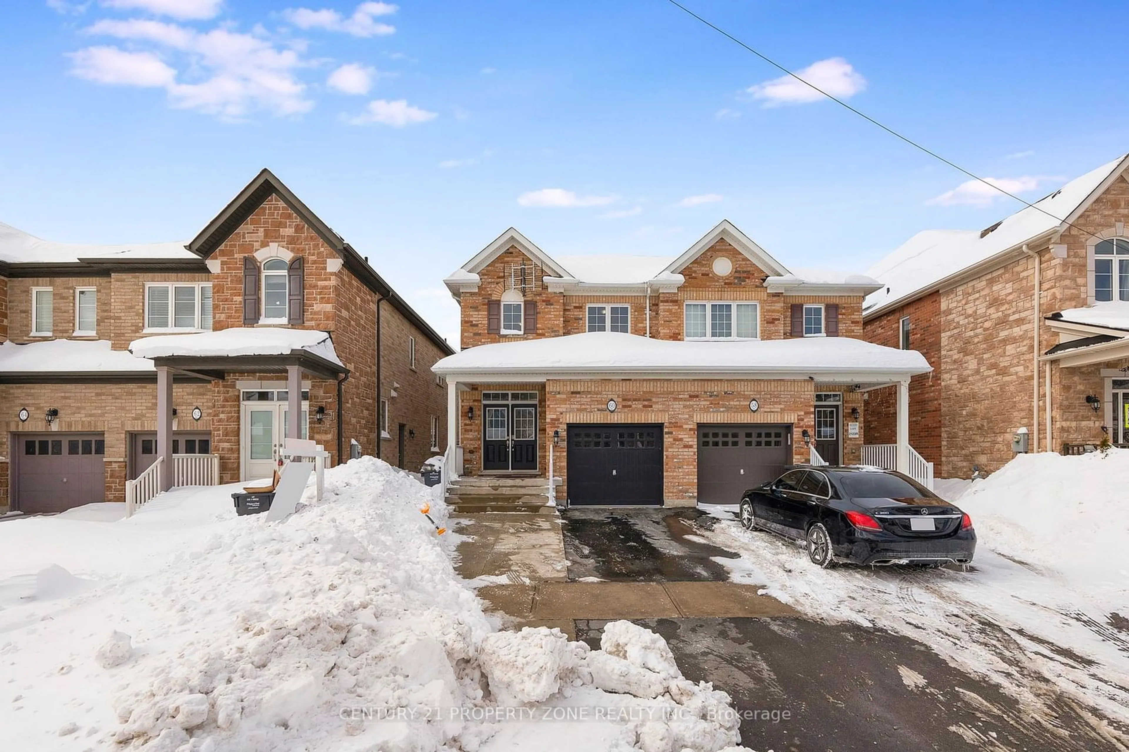 Home with brick exterior material, street for 60 Swanton Rd, Brampton Ontario L6X 5H5