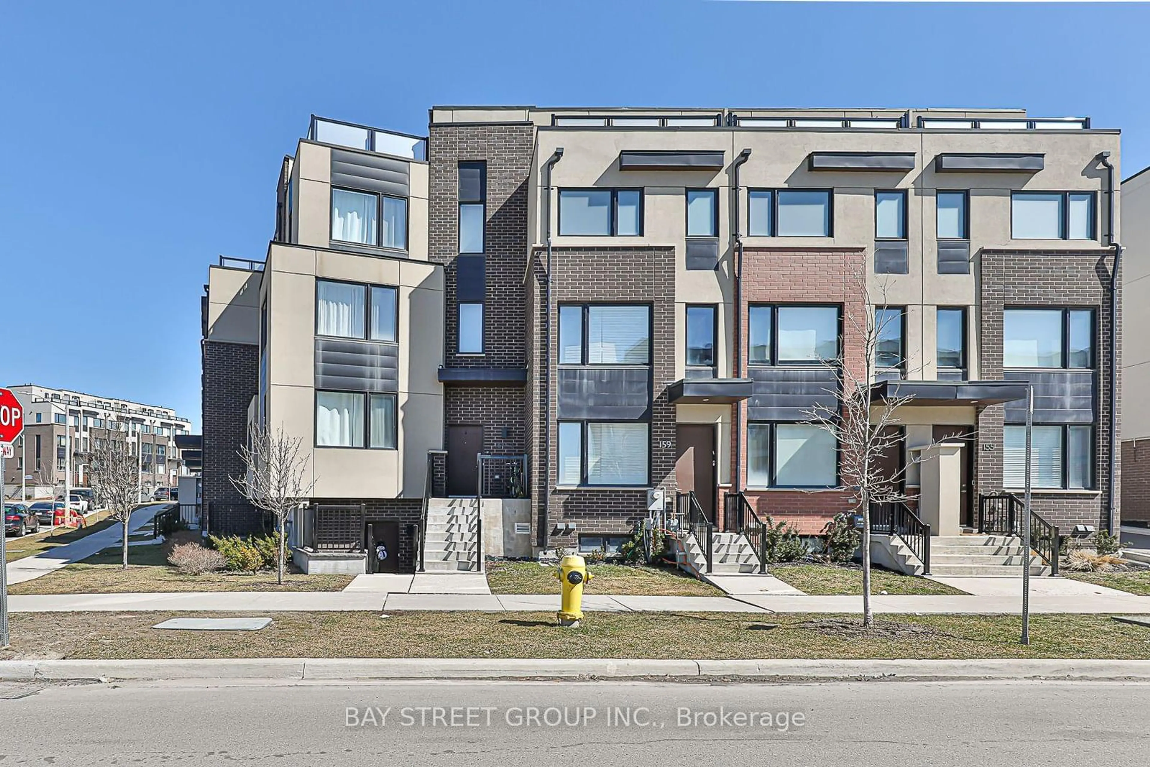 Home with brick exterior material, street for 161 Frederick Tisdale Dr #2, Toronto Ontario M3K 0B5