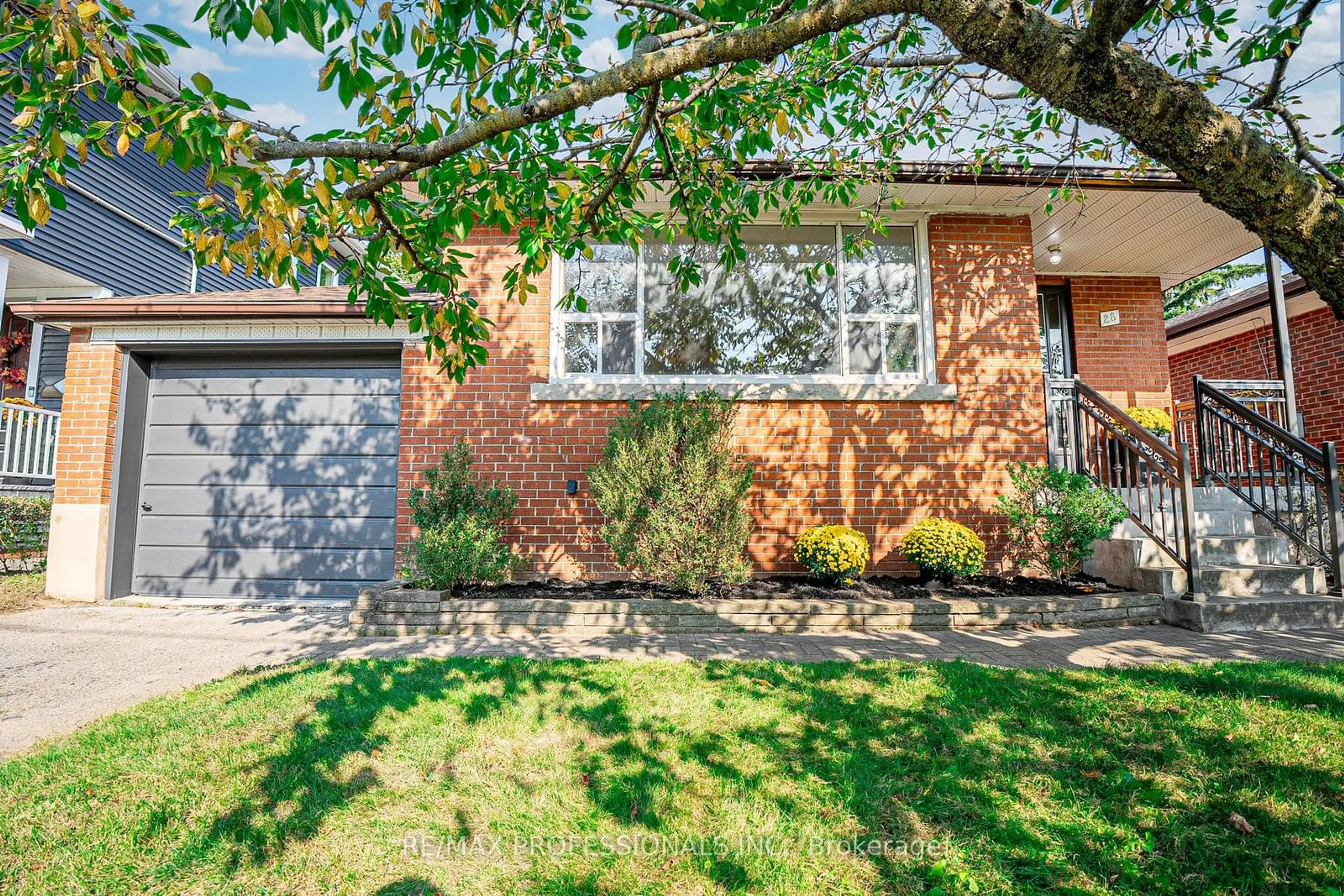 Home with brick exterior material, street for 28 Cutler Cres, Toronto Ontario M8W 2K5