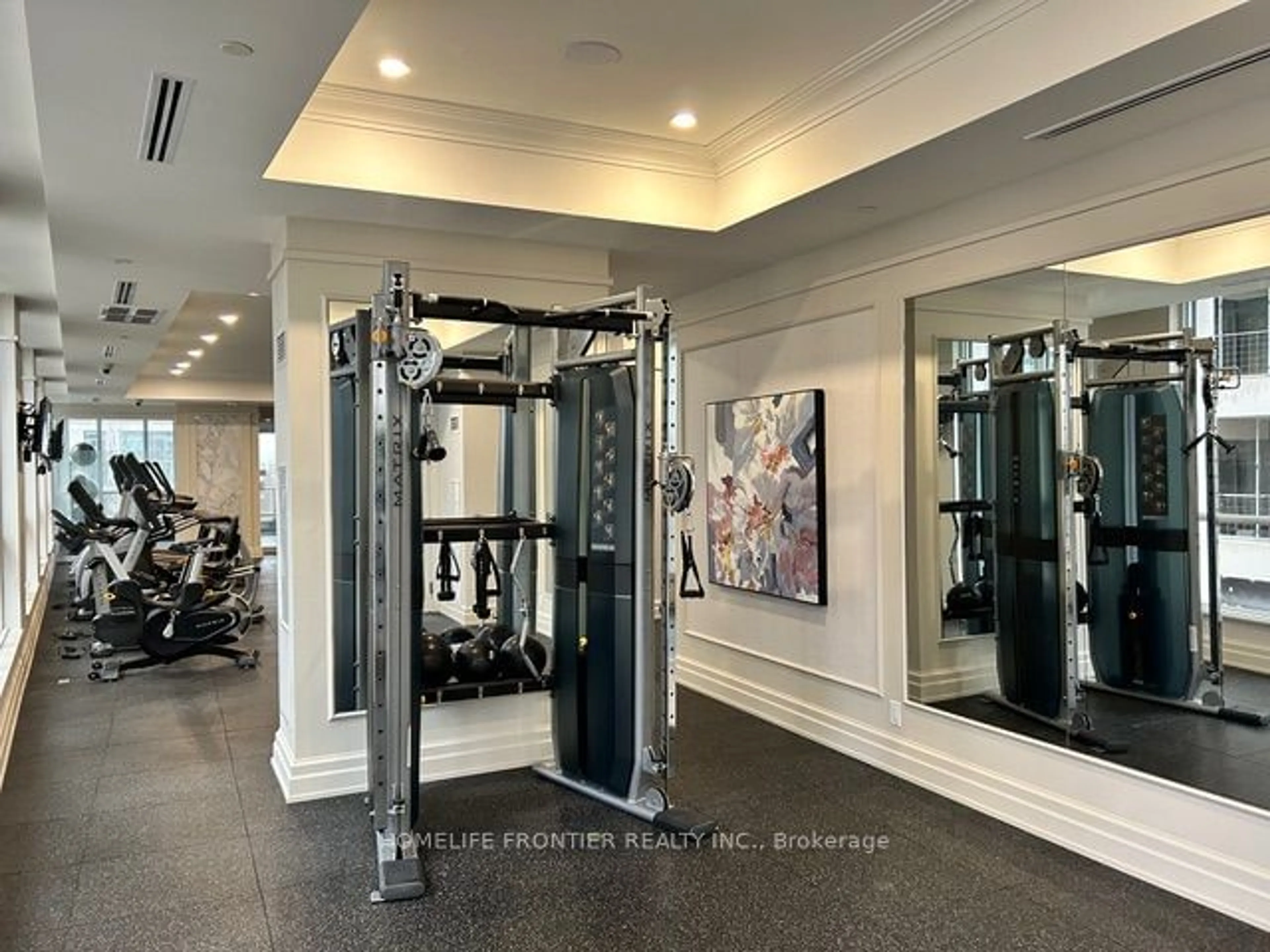 Gym or fitness room for 36 Elm Dr #906, Mississauga Ontario L5B 0N3