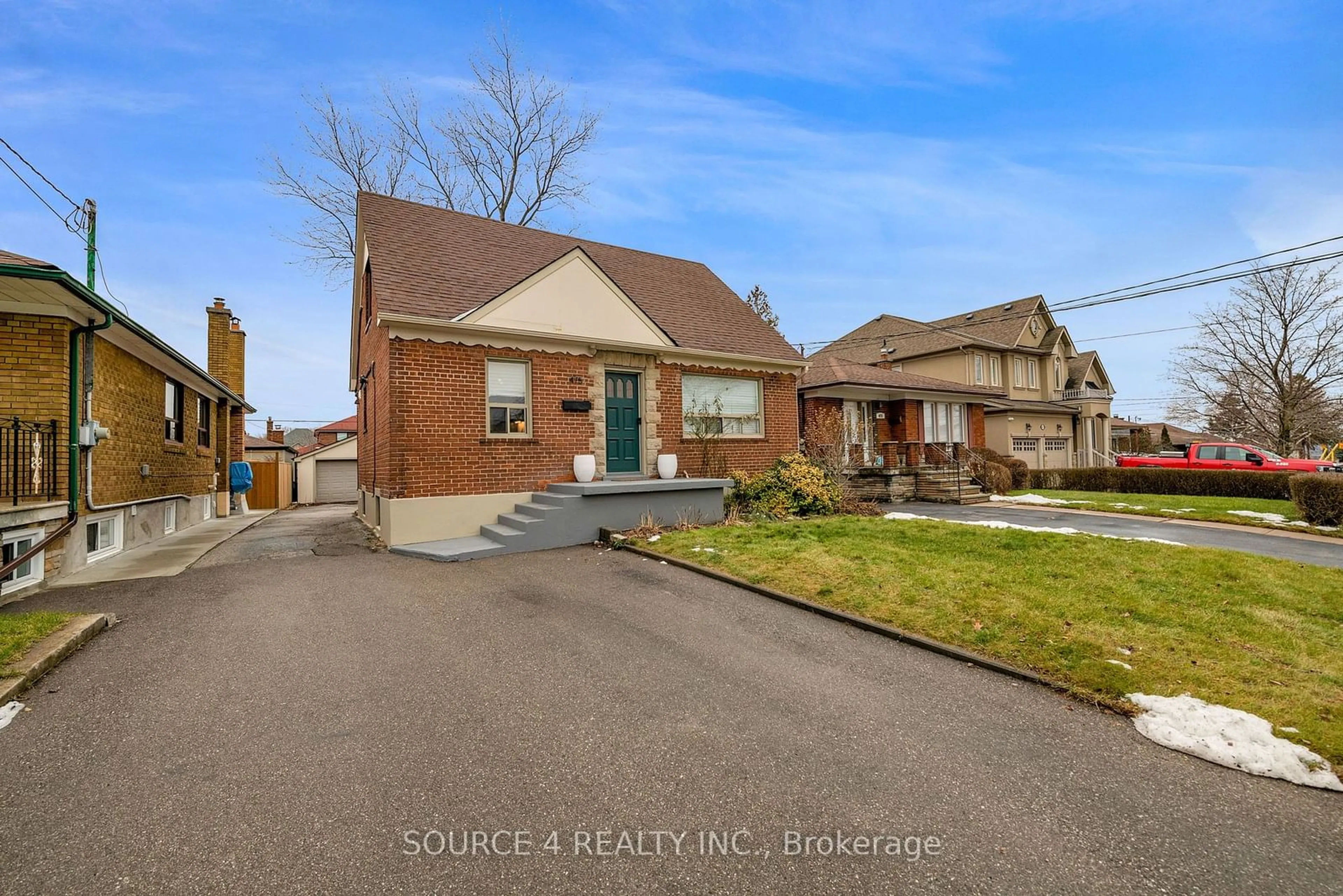 Home with brick exterior material, street for 475 Maple Leaf Dr, Toronto Ontario M6L 1R1