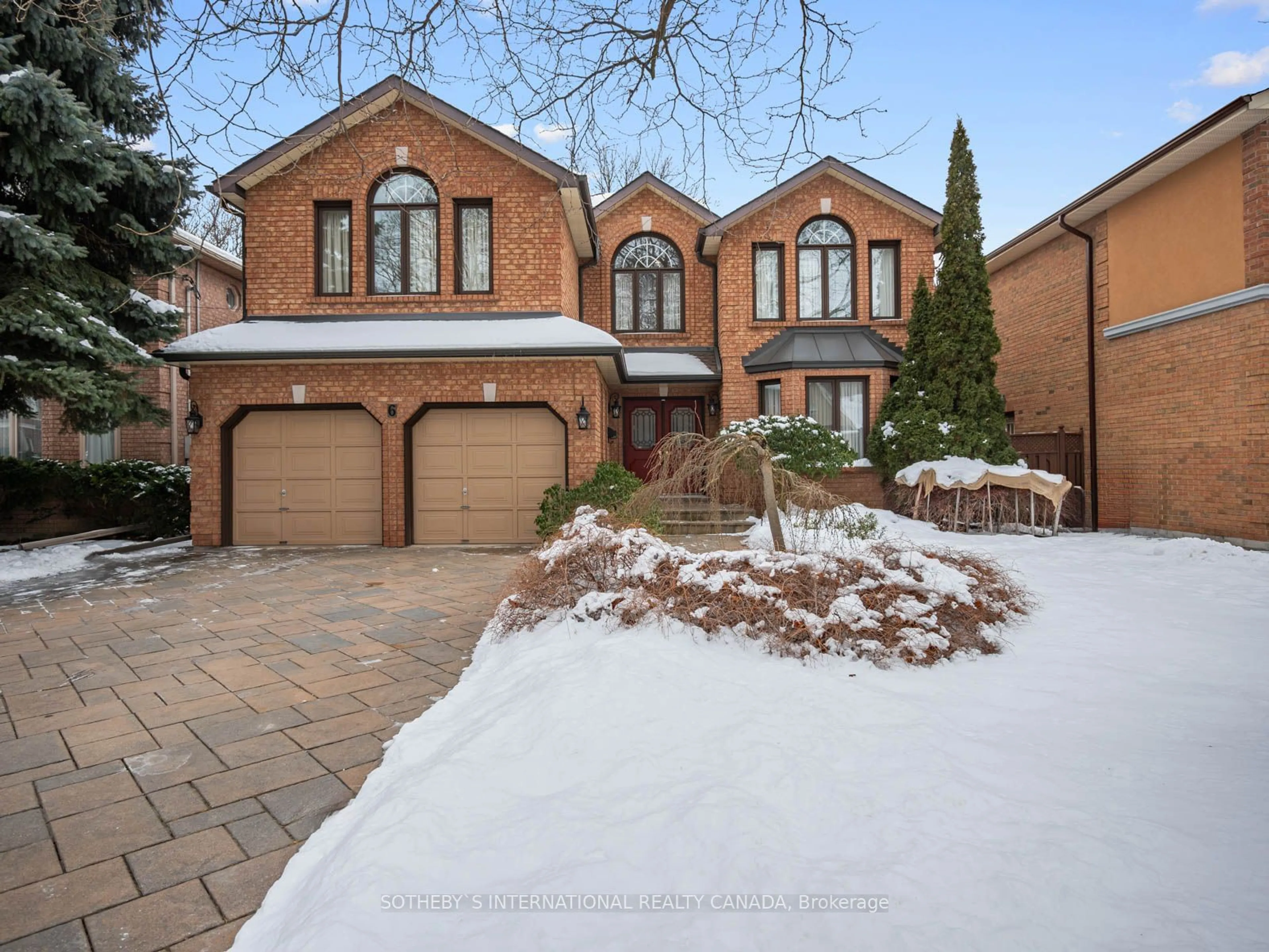 Home with brick exterior material, street for 6 Northglen Ave, Toronto Ontario M9B 4R4