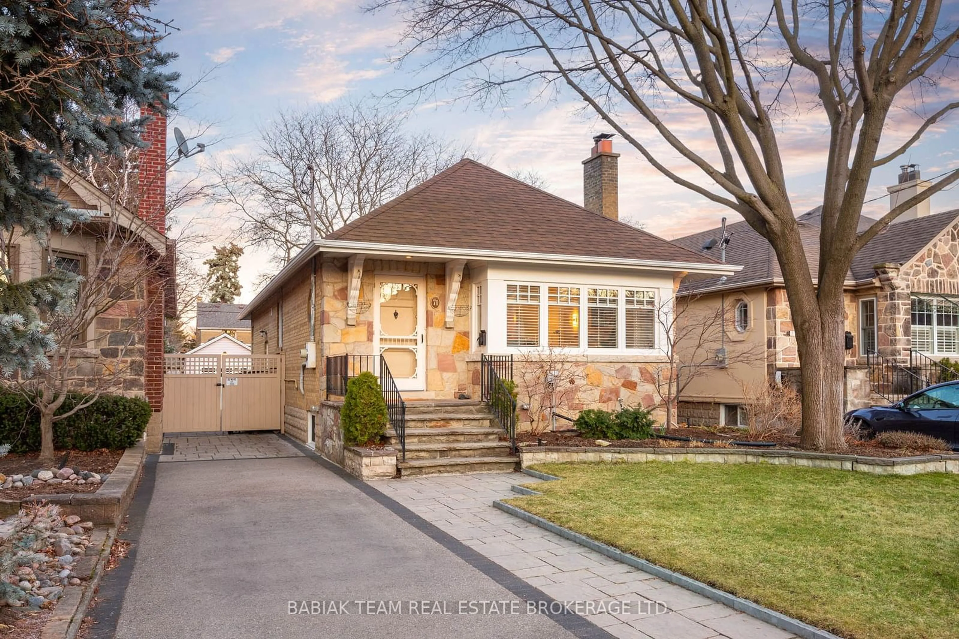 Home with brick exterior material, street for 71 Brentwood Rd, Toronto Ontario M8Z 3N4