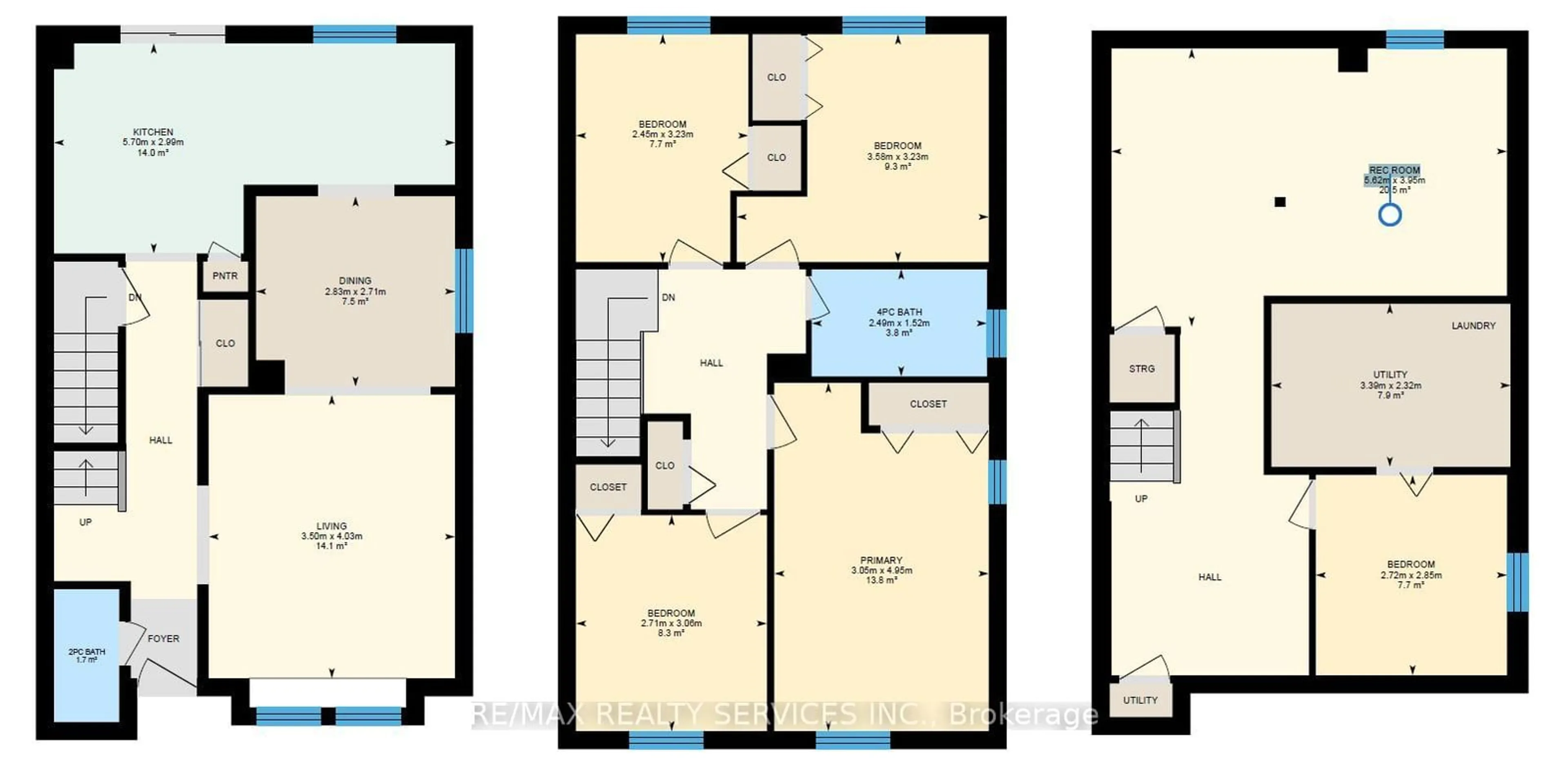 Floor plan for 54 Nancy Mccredie Dr, Brampton Ontario L6X 2N6