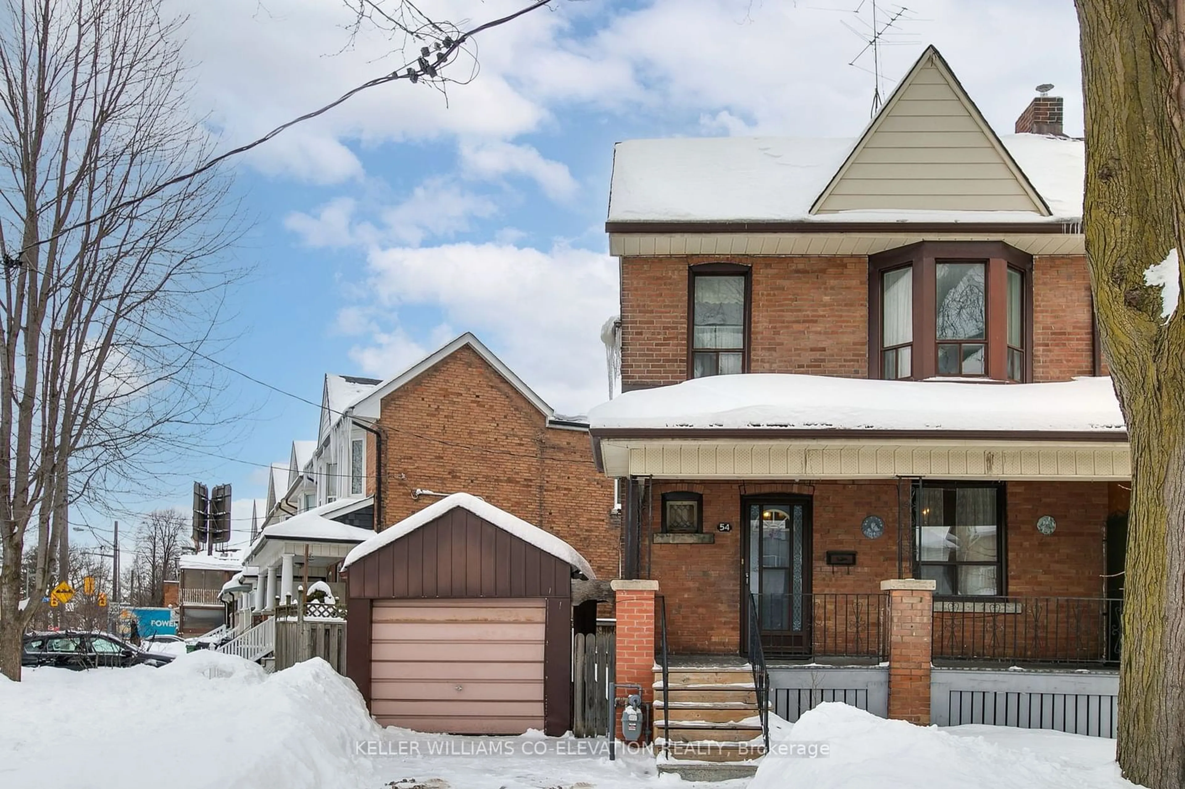 Home with brick exterior material, street for 54 Hounslow Heath Rd, Toronto Ontario M6N 1G8