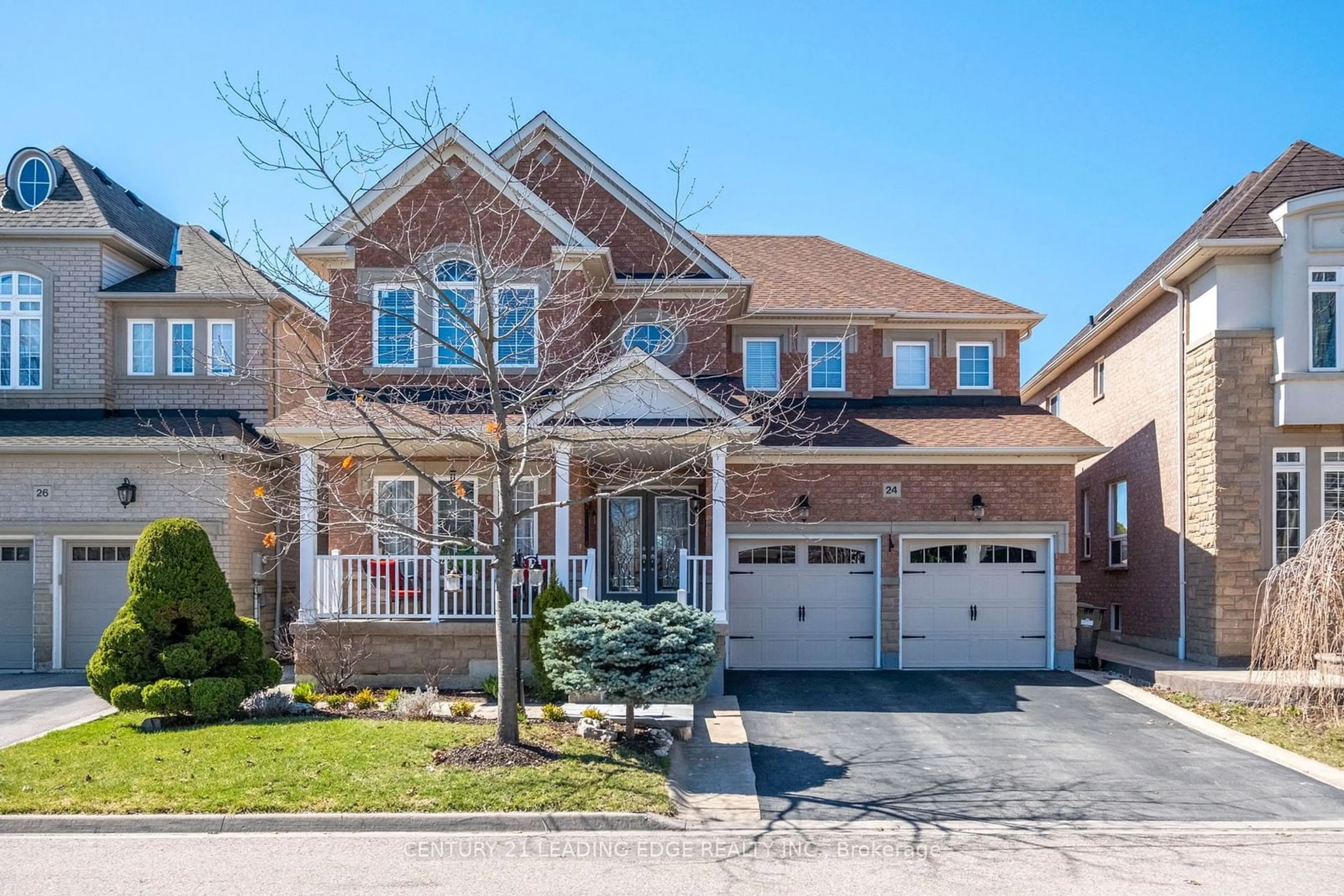 Home with brick exterior material, street for 24 Lightheart Dr, Caledon Ontario L7C 1E3