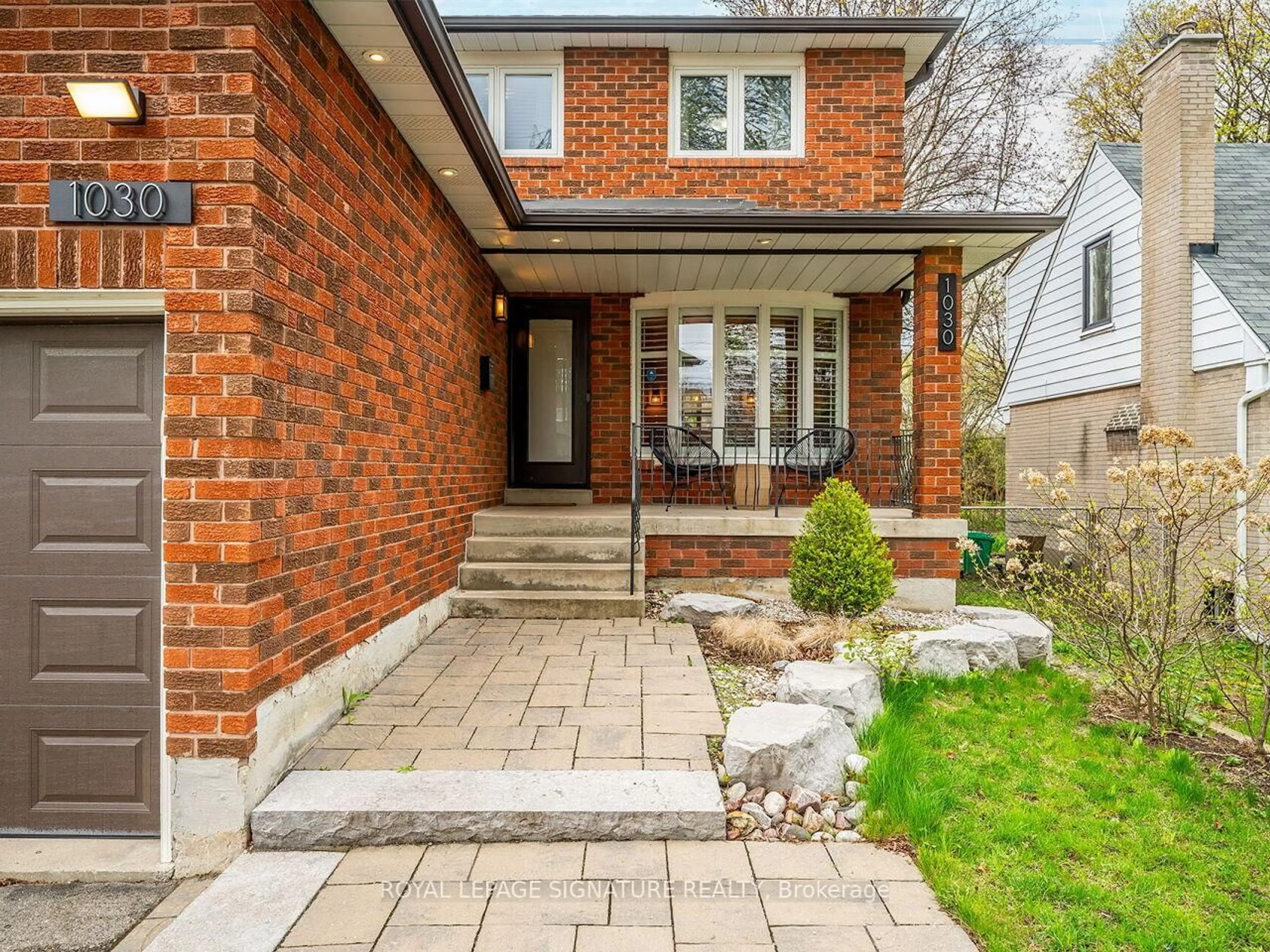 Home with brick exterior material, street for 1030 Hedge Dr, Mississauga Ontario L4Y 1G2