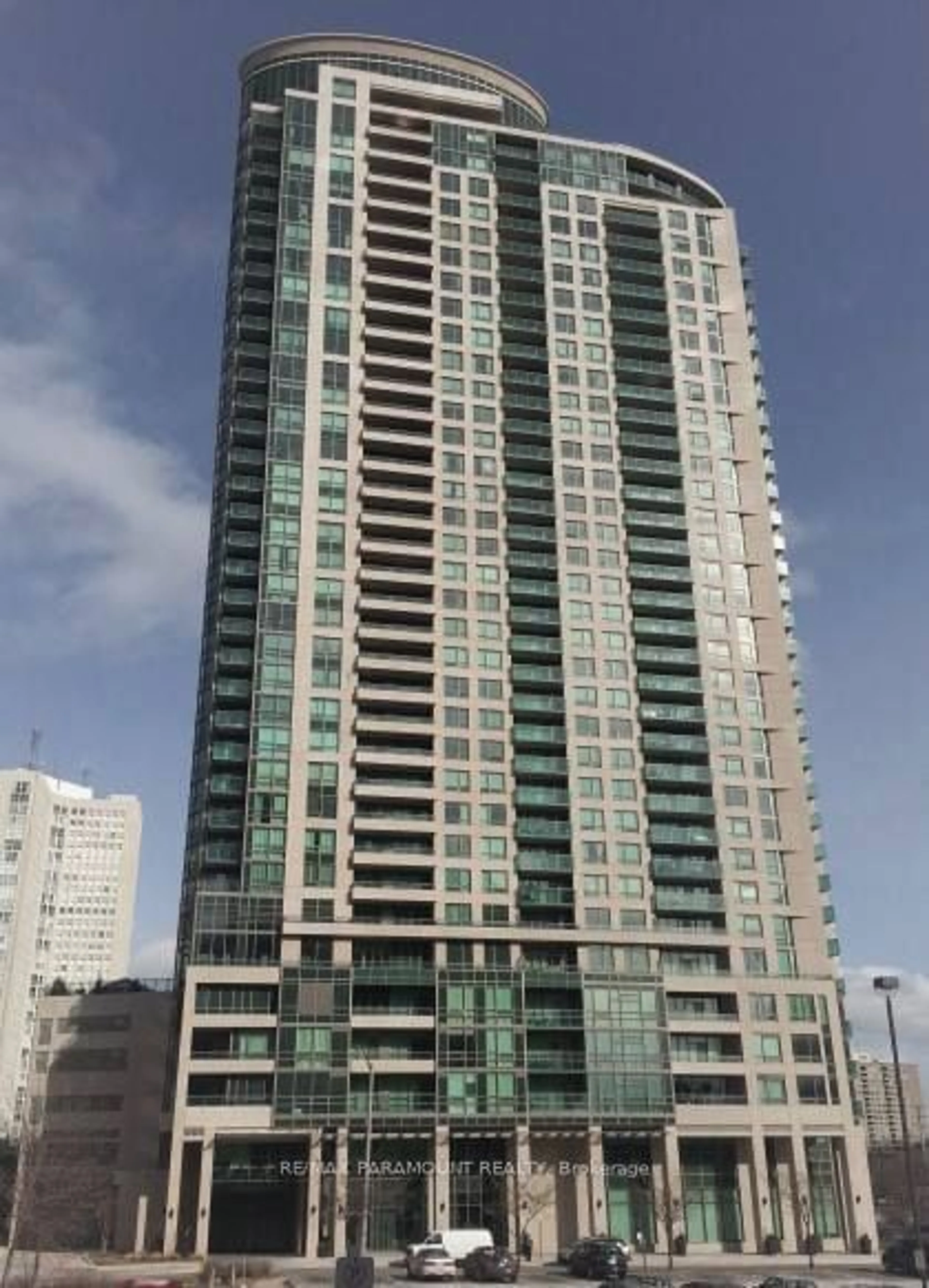 Balcony in the apartment, city buildings view from balcony for 208 Enfield Pl #1010, Mississauga Ontario L5B 0G8