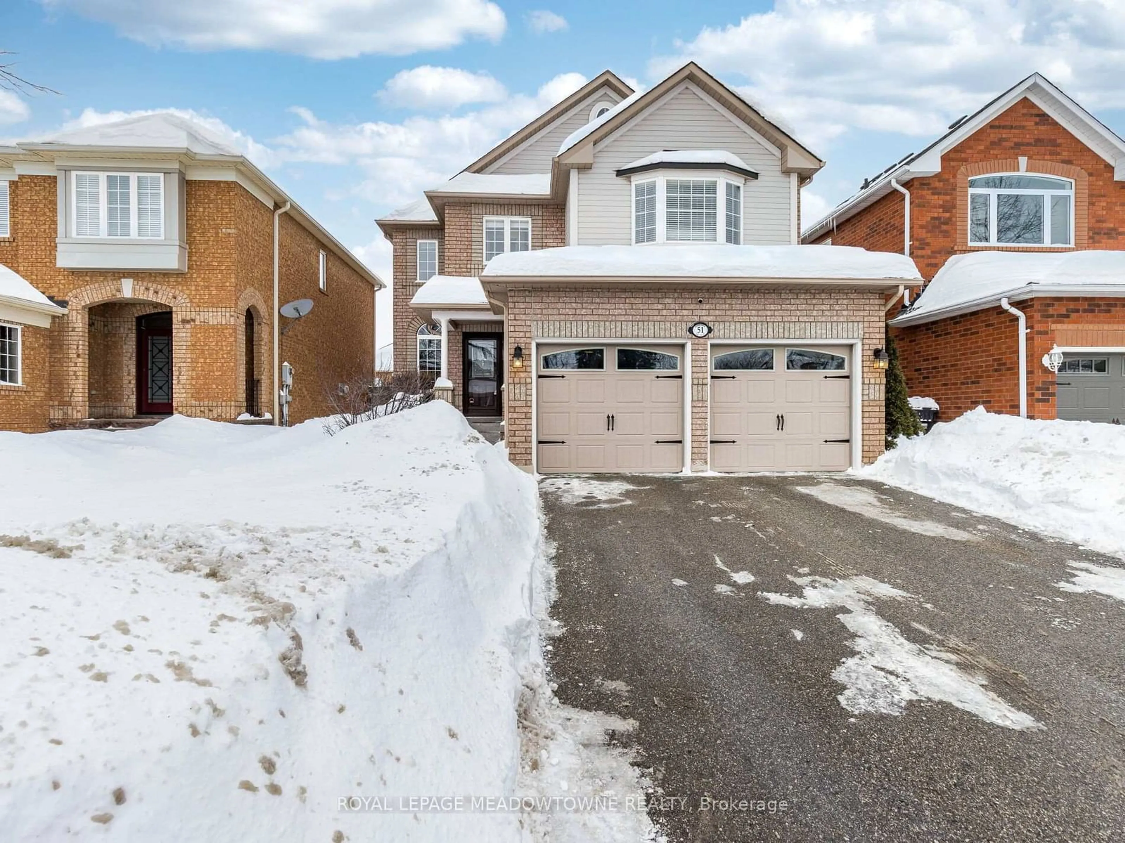 Home with brick exterior material, street for 51 Robertson Davies Dr, Brampton Ontario L7A 1K3