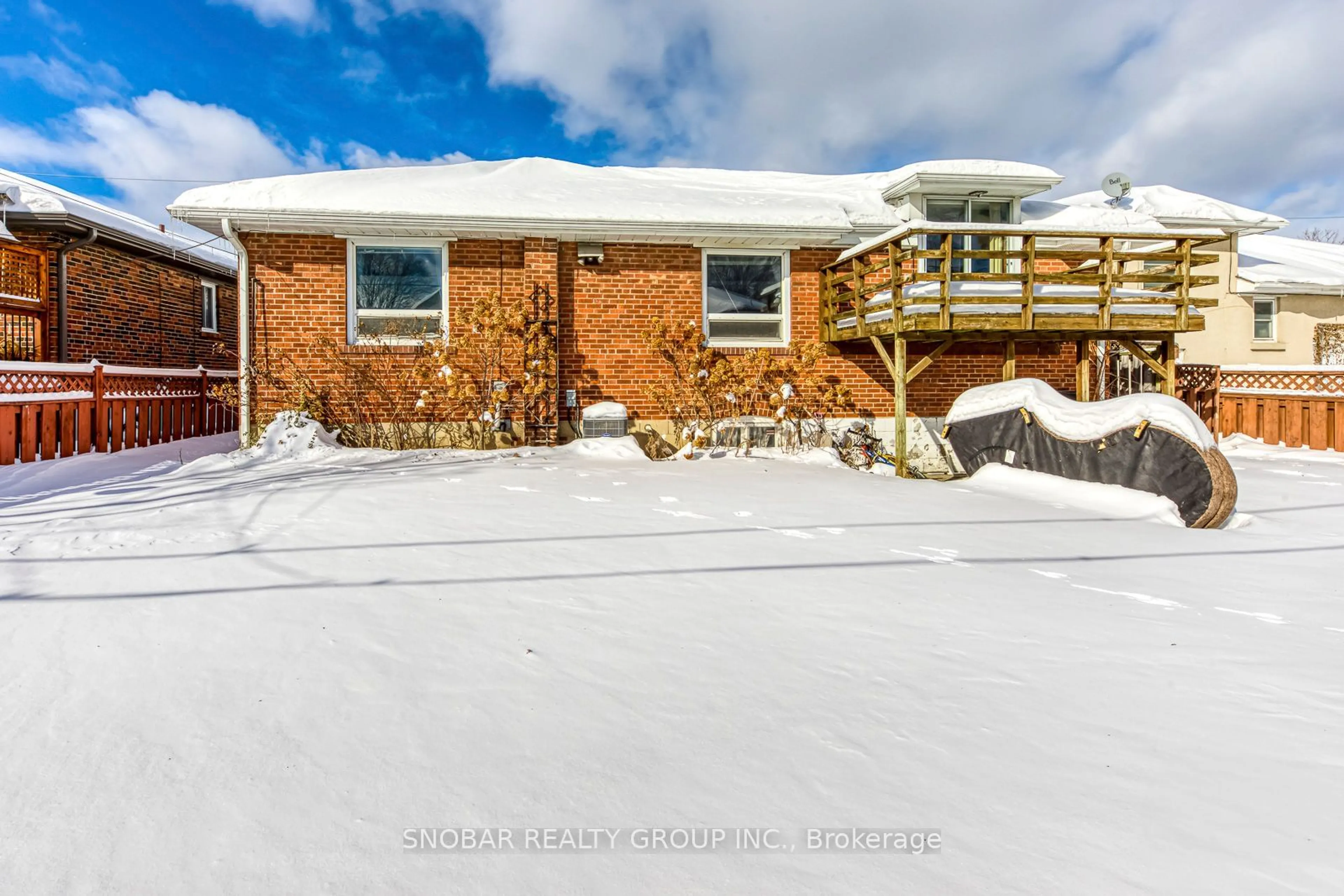 A pic from outside/outdoor area/front of a property/back of a property/a pic from drone, unknown for 25 Rexton Rd, Toronto Ontario M9C 2E3