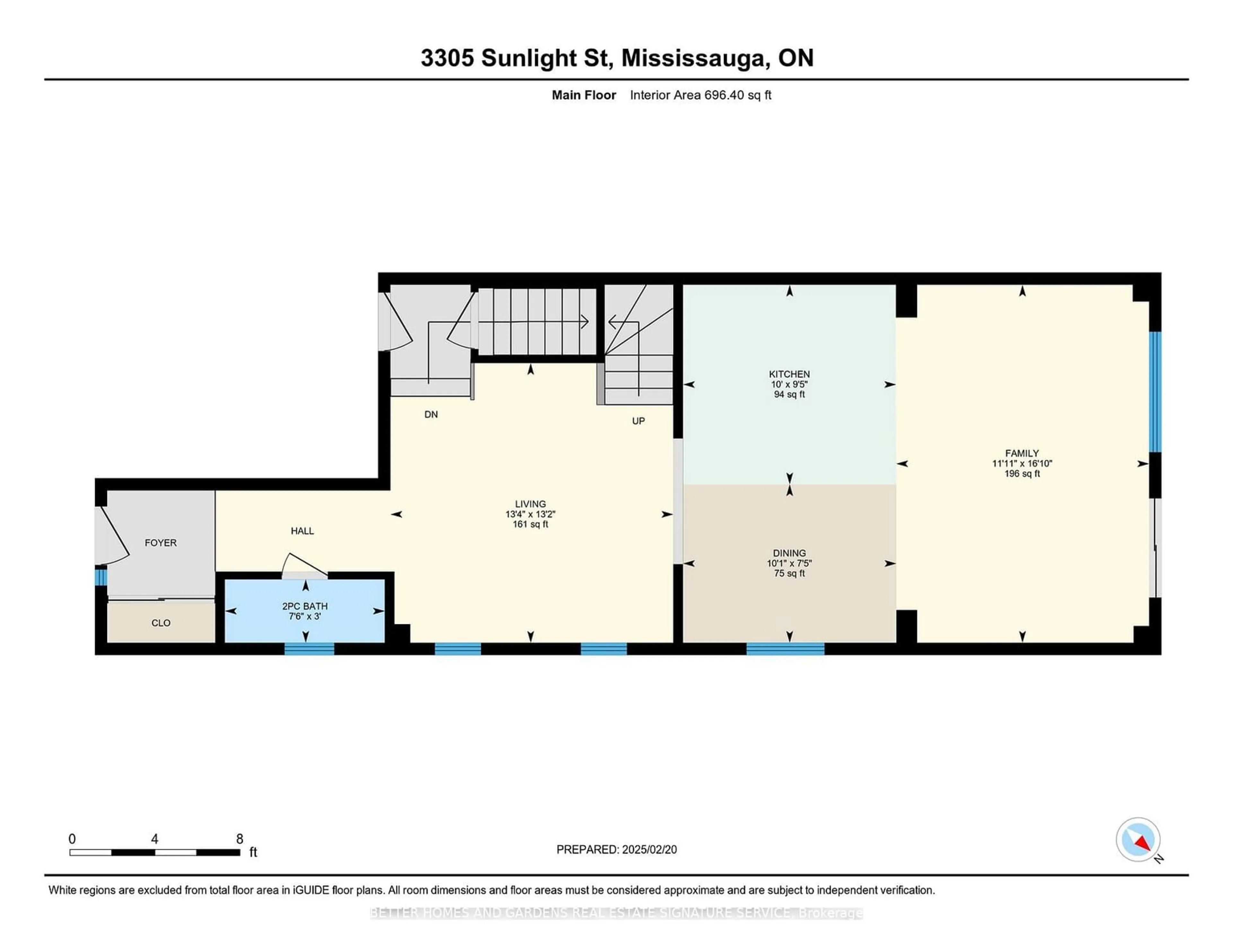 Floor plan for 3305 Sunlight St, Mississauga Ontario L5M 0G8