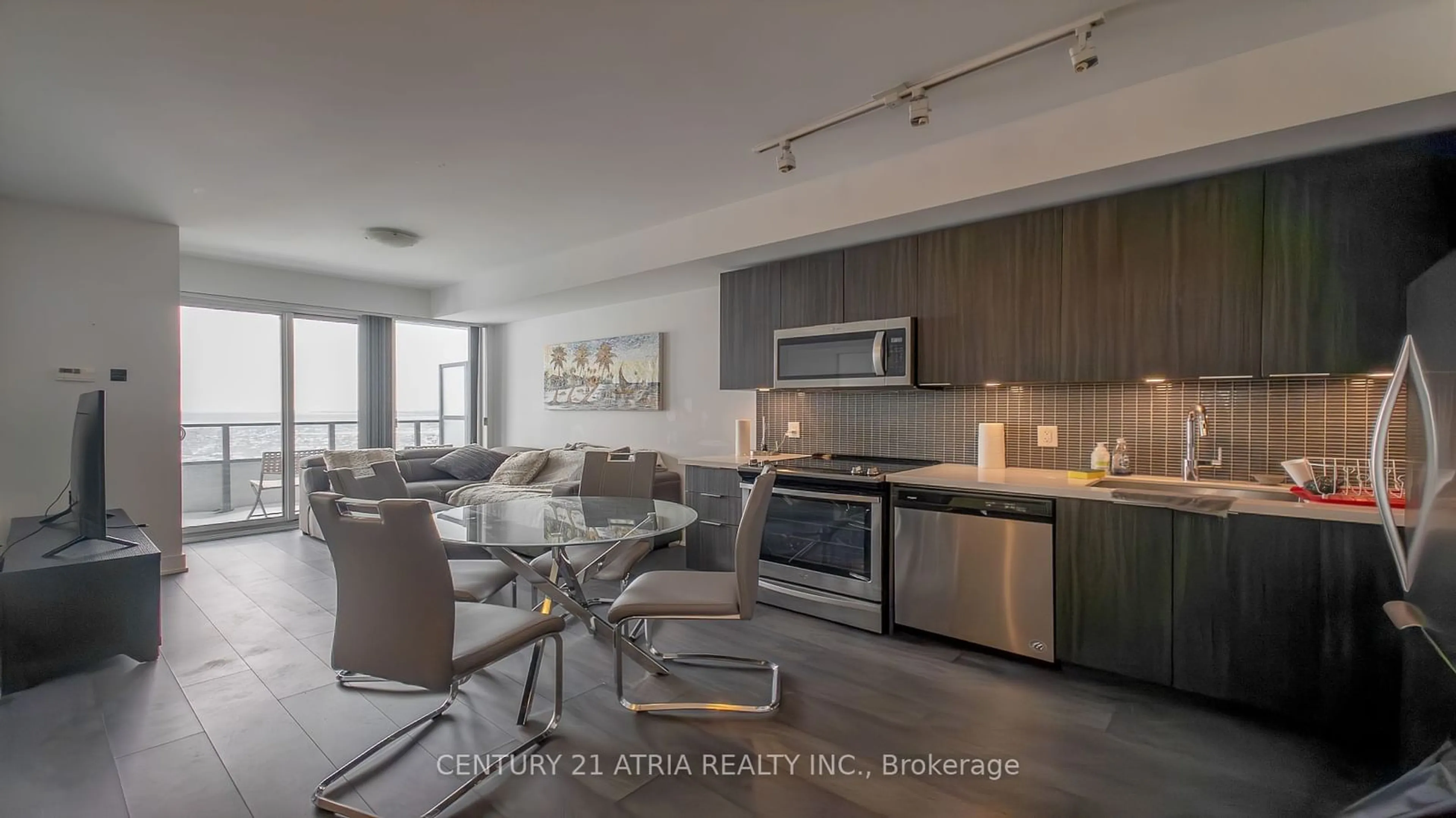 Open concept kitchen, unknown for 30 Shore Breeze Dr #4519, Toronto Ontario M8V 0J1