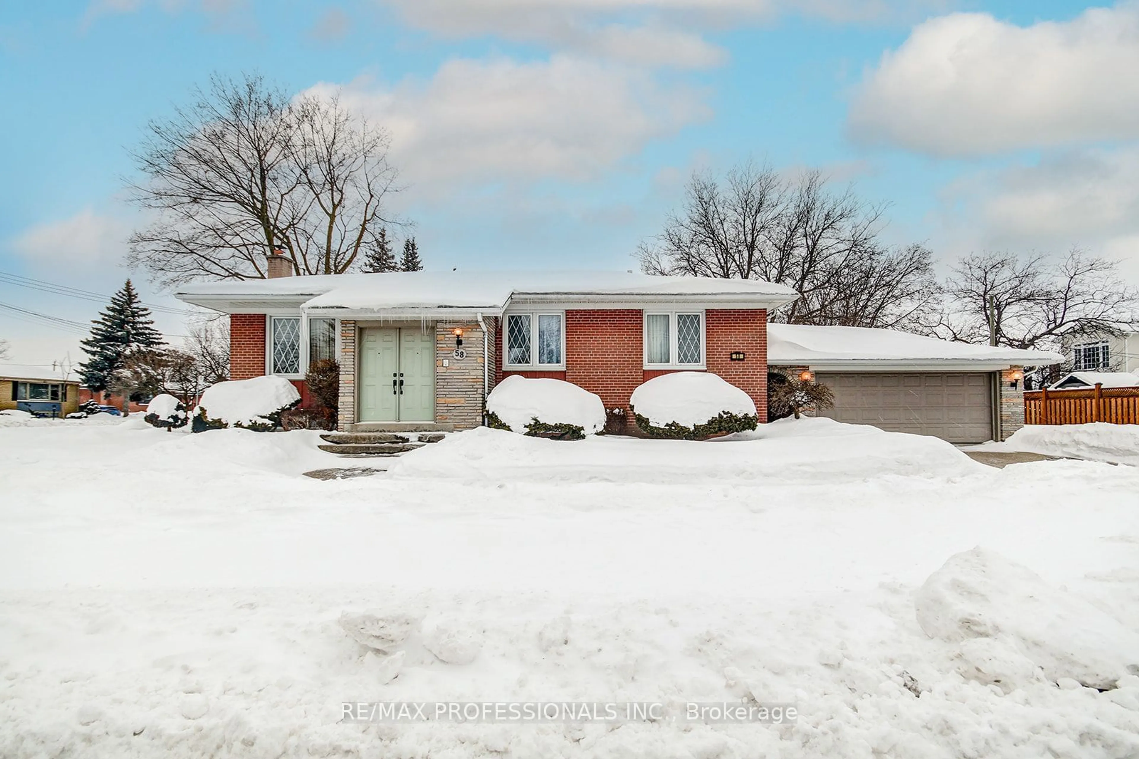 Home with brick exterior material, street for 58 Beckwith Rd, Toronto Ontario M9C 3Y3