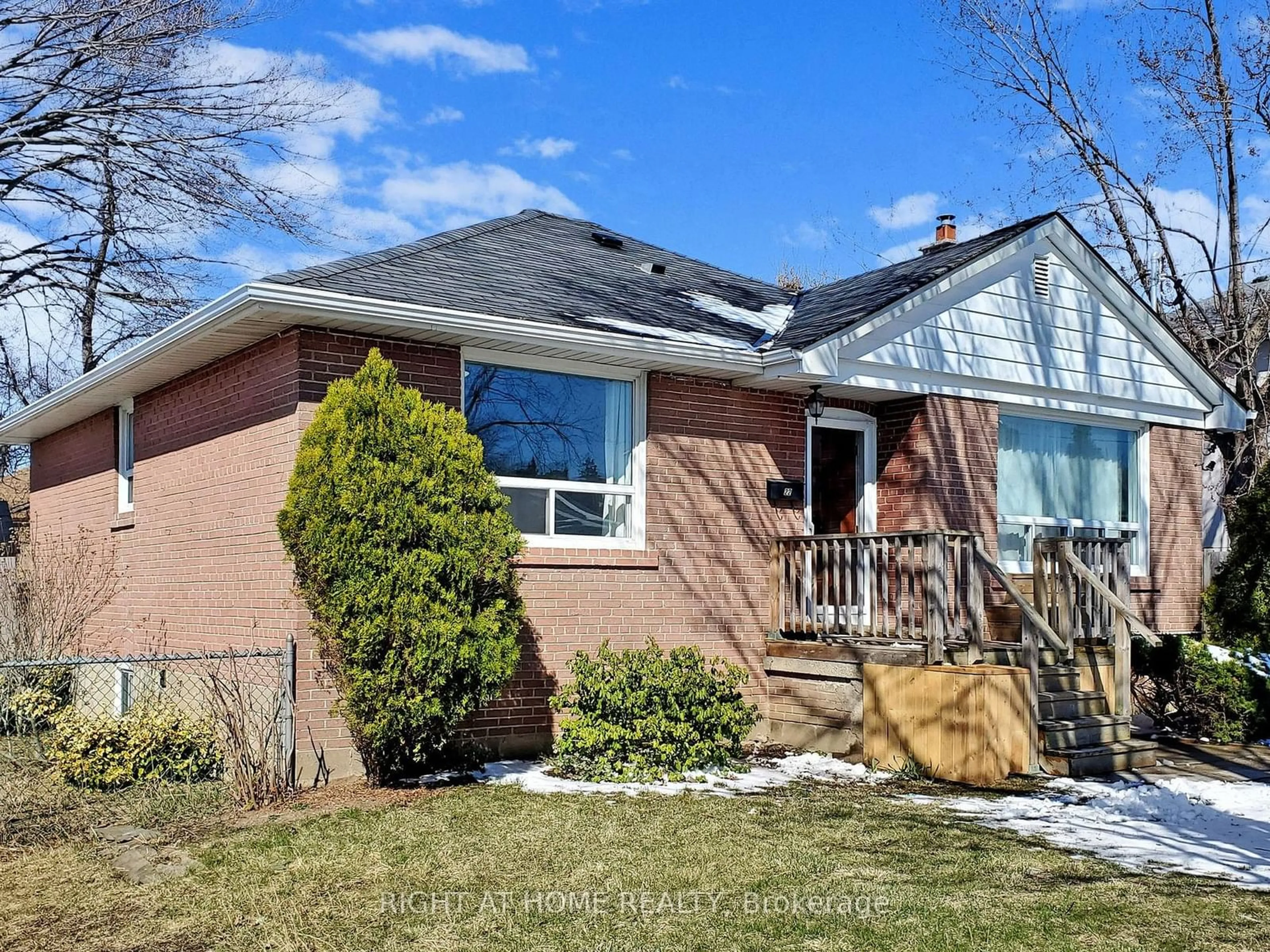 Home with brick exterior material, street for 22 Chappel Hill Rd, Toronto Ontario M3M 1M2