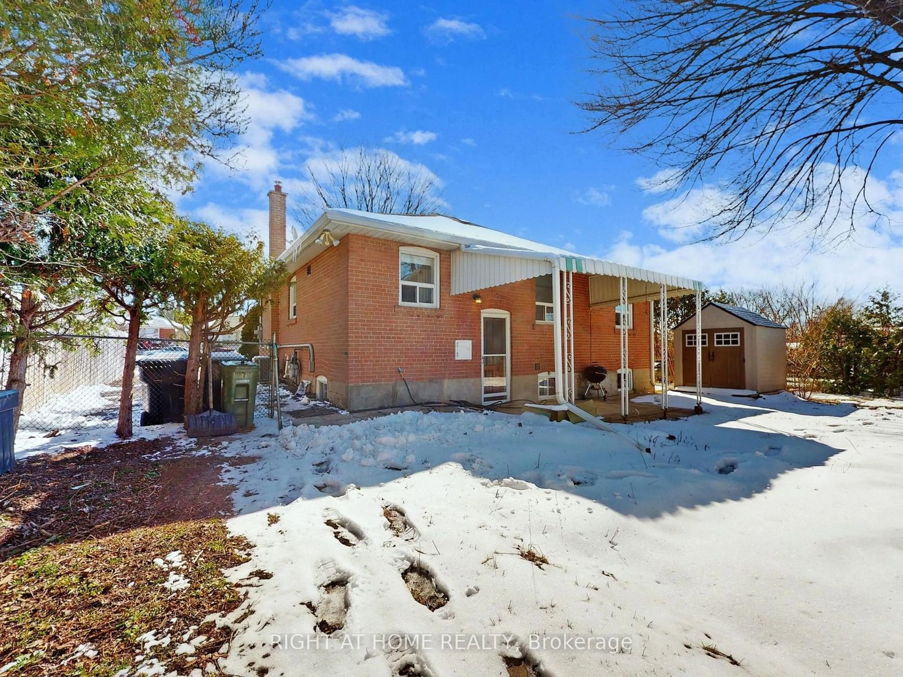 Home with brick exterior material, street for 22 Chappel Hill Rd, Toronto Ontario M3M 1M2