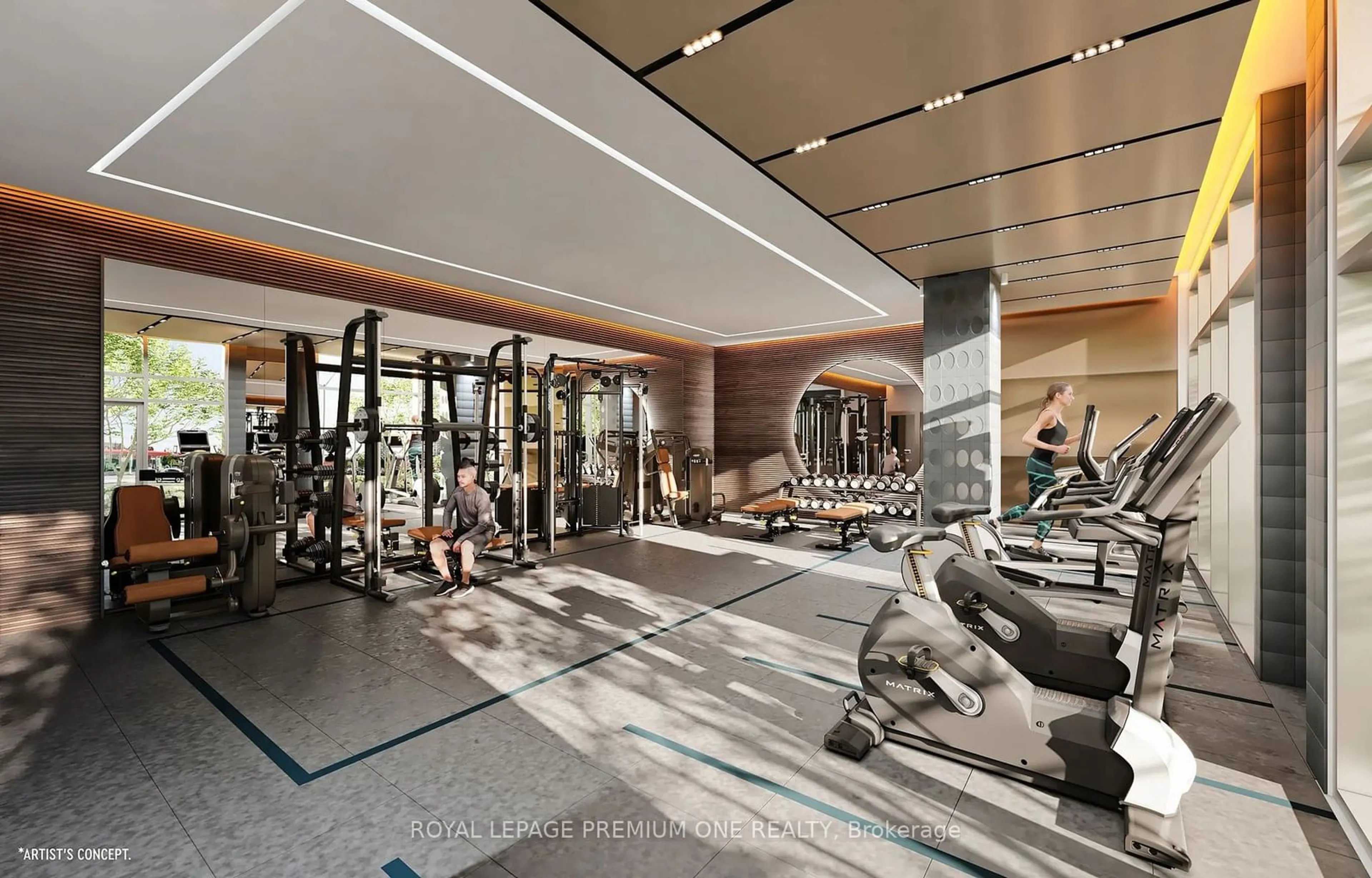 Gym or fitness room for 412 Silver Maple Rd #221, Oakville Ontario L6H 7X8