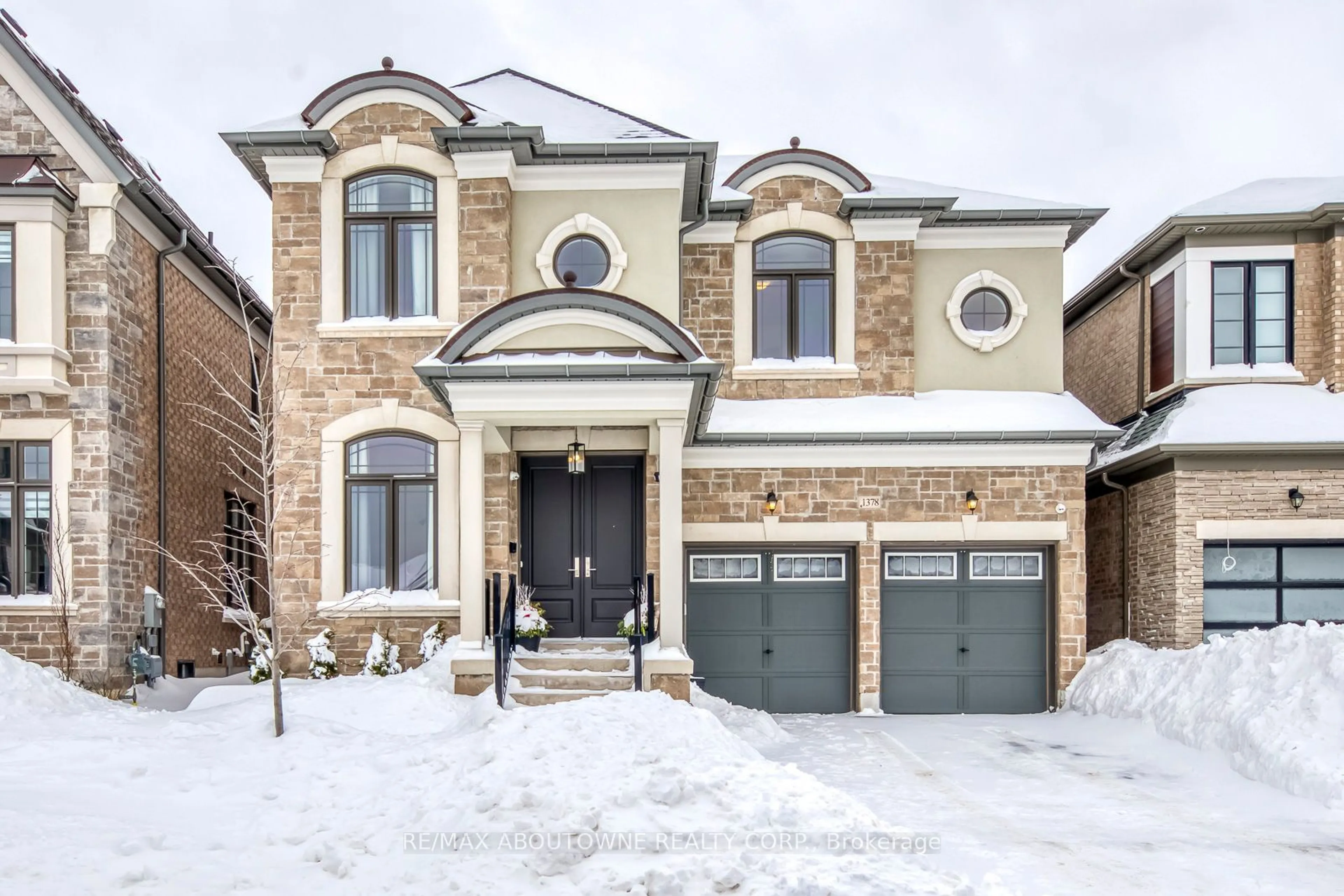 Home with brick exterior material, street for 1378 Queens Plate Rd, Oakville Ontario L6M 5L4