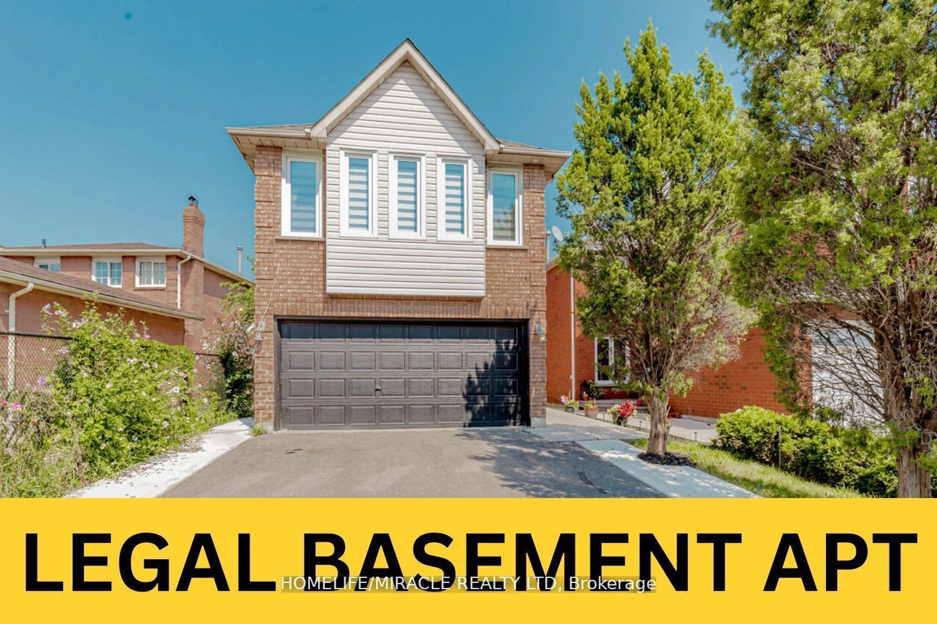 Home with brick exterior material, street for 44 Leatherhead Crt, Brampton Ontario L6S 5E8