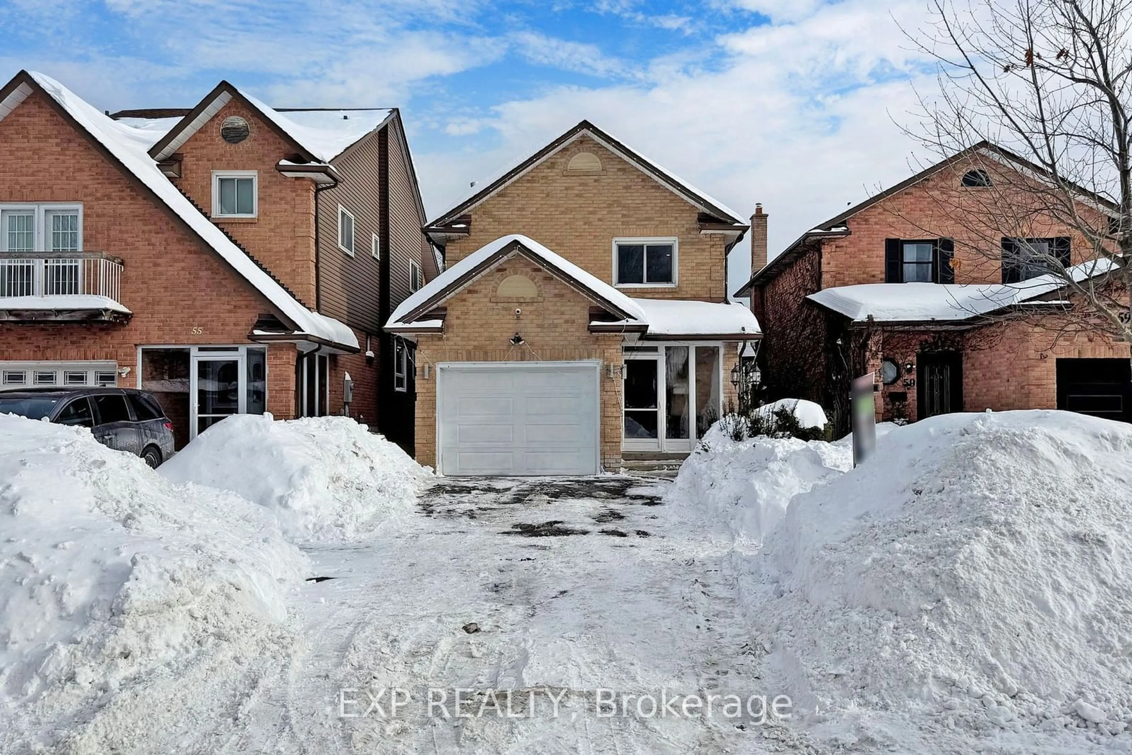 A pic from outside/outdoor area/front of a property/back of a property/a pic from drone, street for 57 Rosebud Ave, Brampton Ontario L6X 2W4