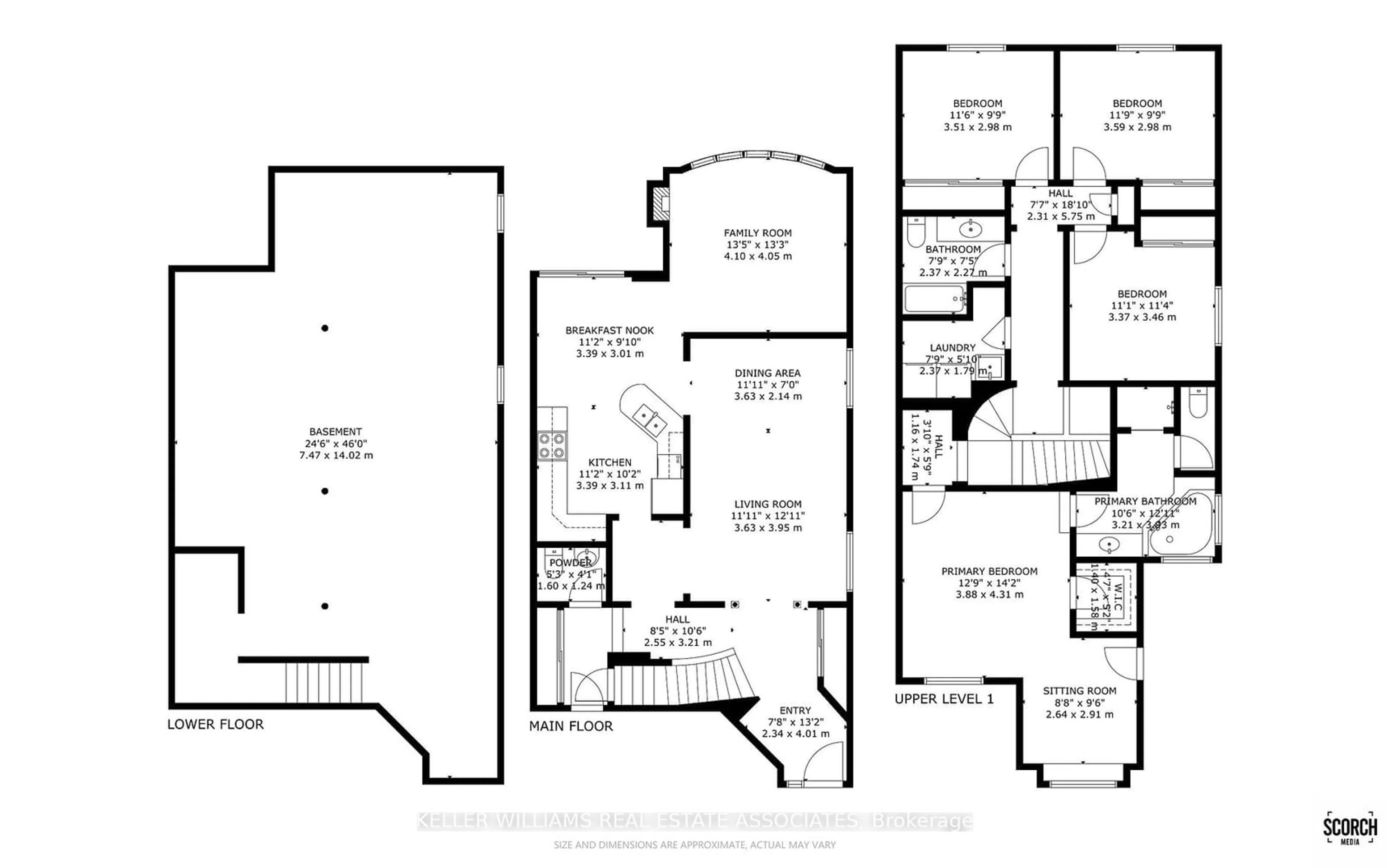 Floor plan for 3949 Mayla Dr, Mississauga Ontario L5M 7Y9