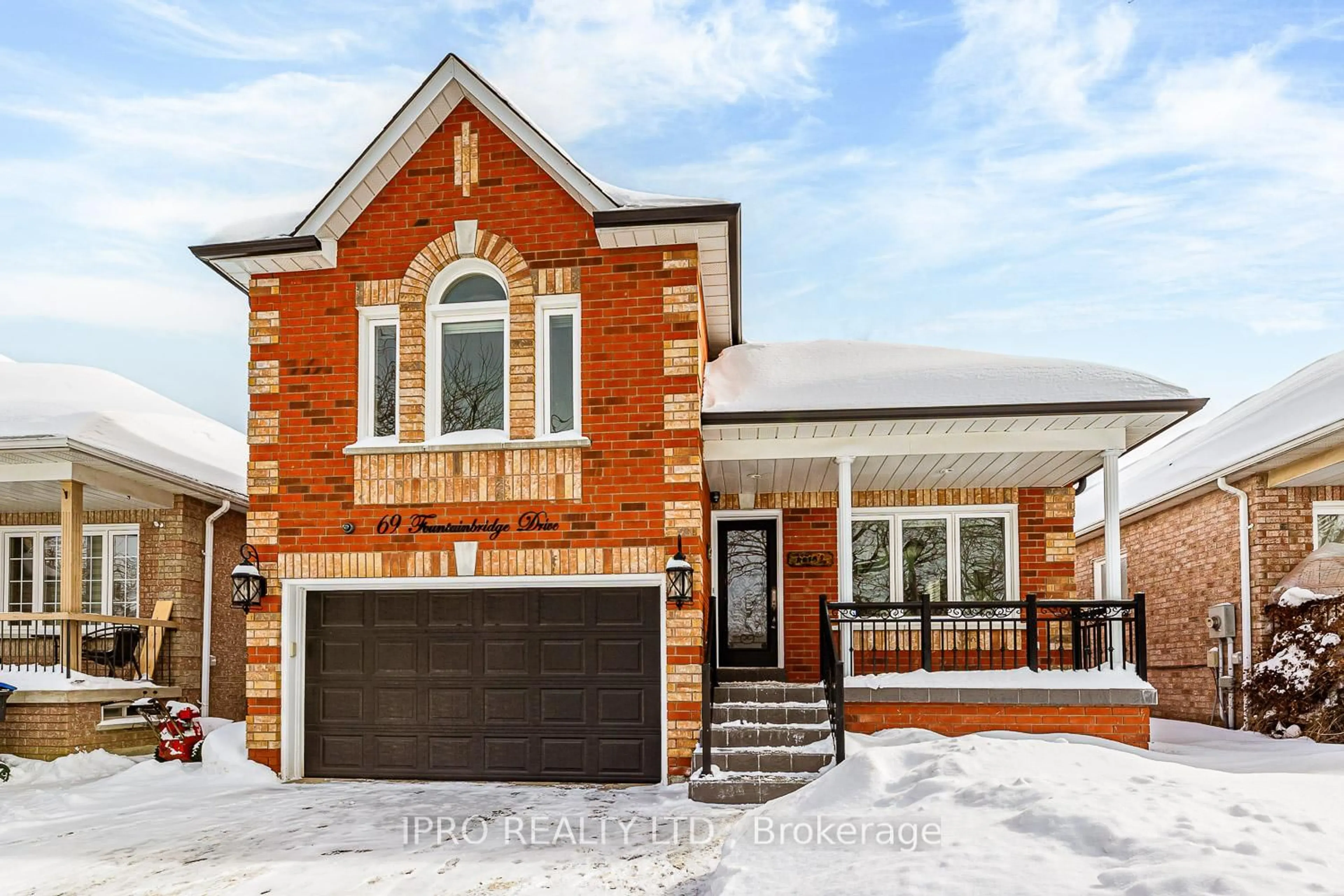 Home with brick exterior material, street for 69 Fountainbridge Dr, Caledon Ontario L7E 1V6