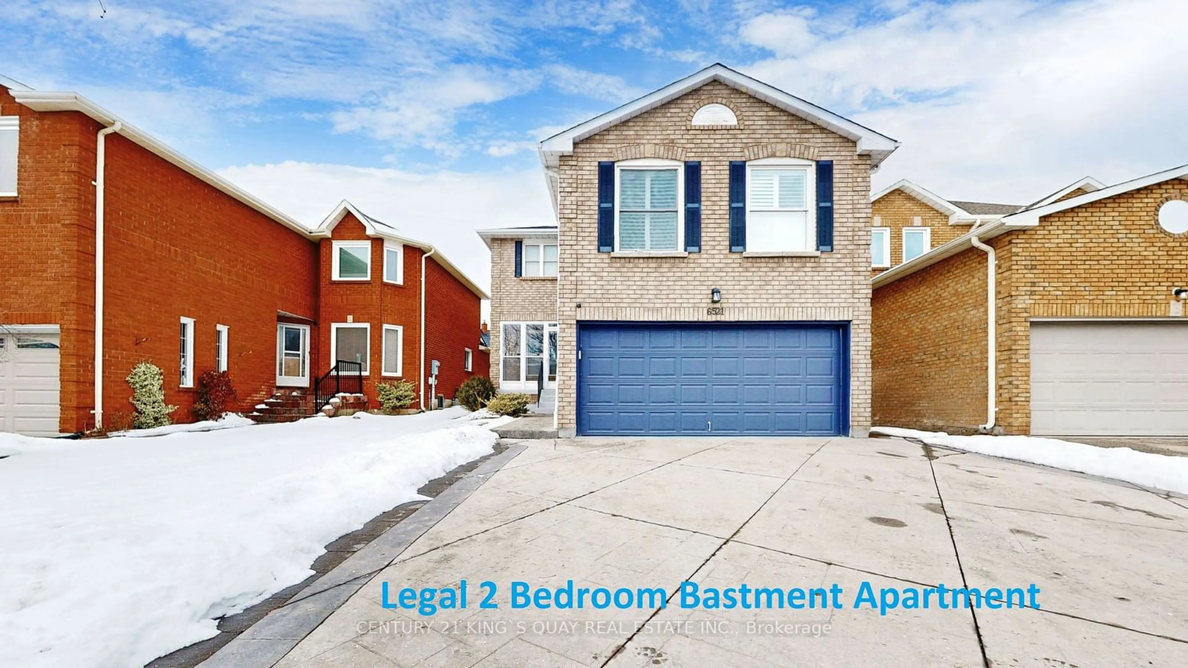 Home with brick exterior material, street for 6521 Warbler Lane, Mississauga Ontario L5N 6E1