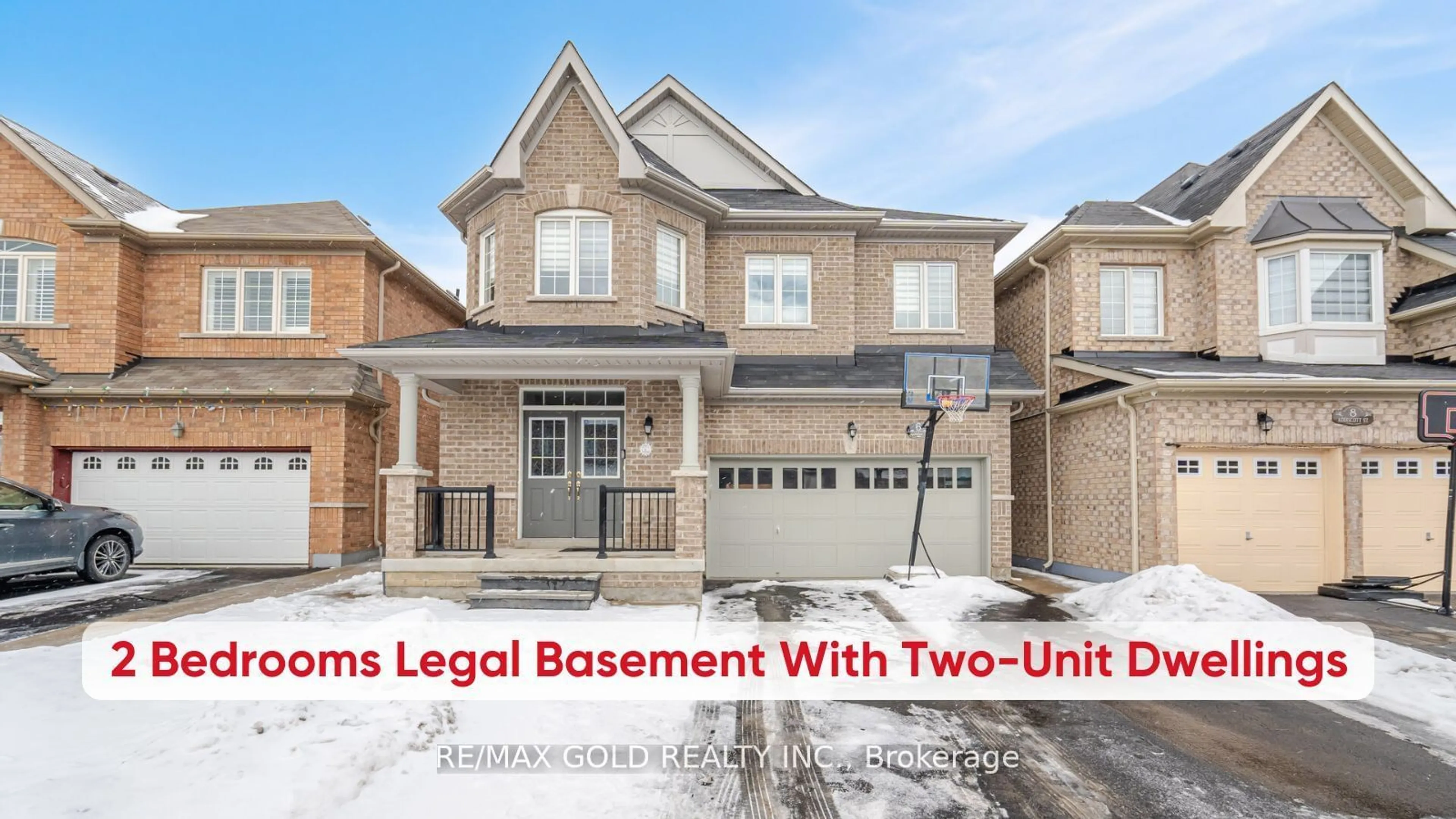 Home with brick exterior material, street for 6 Addiscott St, Brampton Ontario L6R 0W1