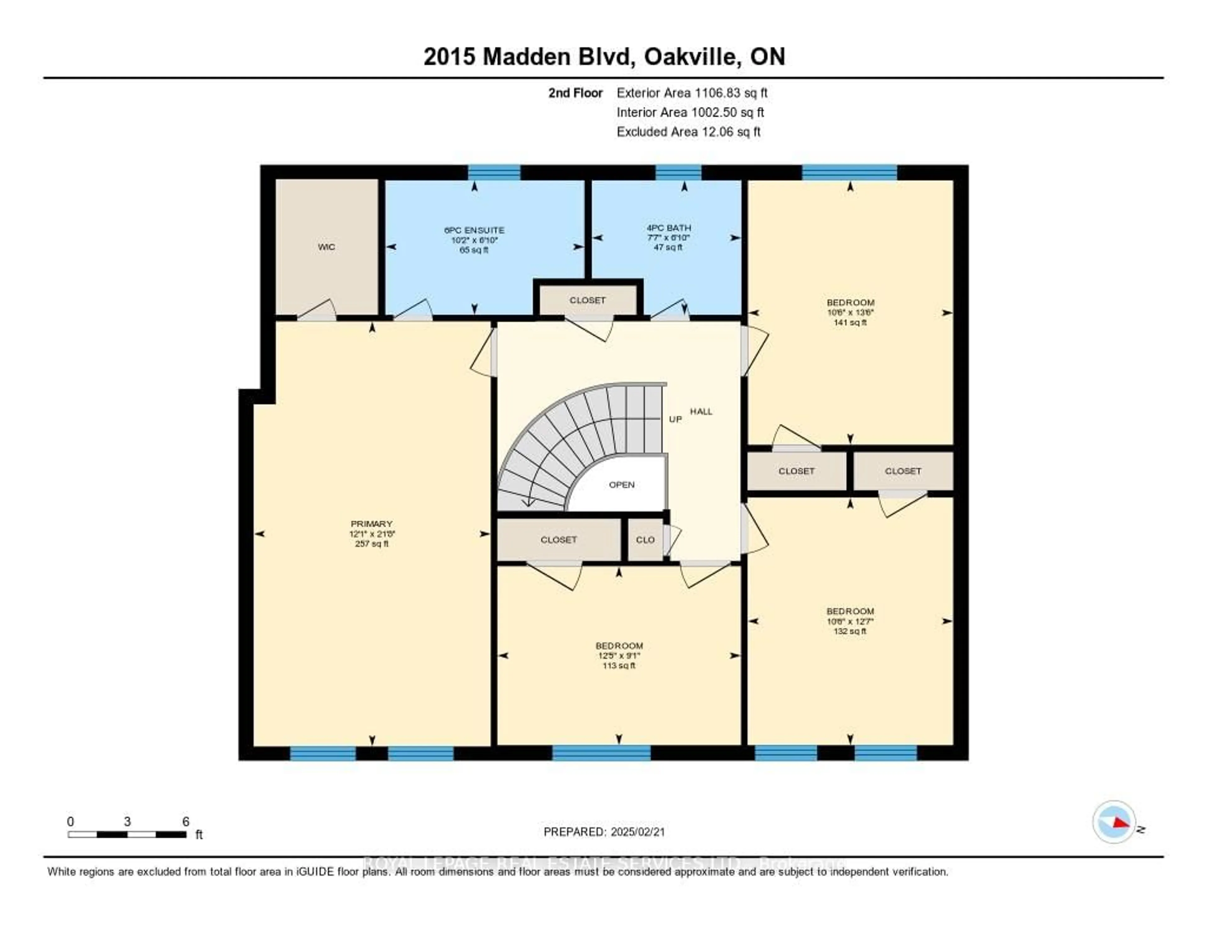 Floor plan for 2015 Madden Blvd, Oakville Ontario L6H 3L7