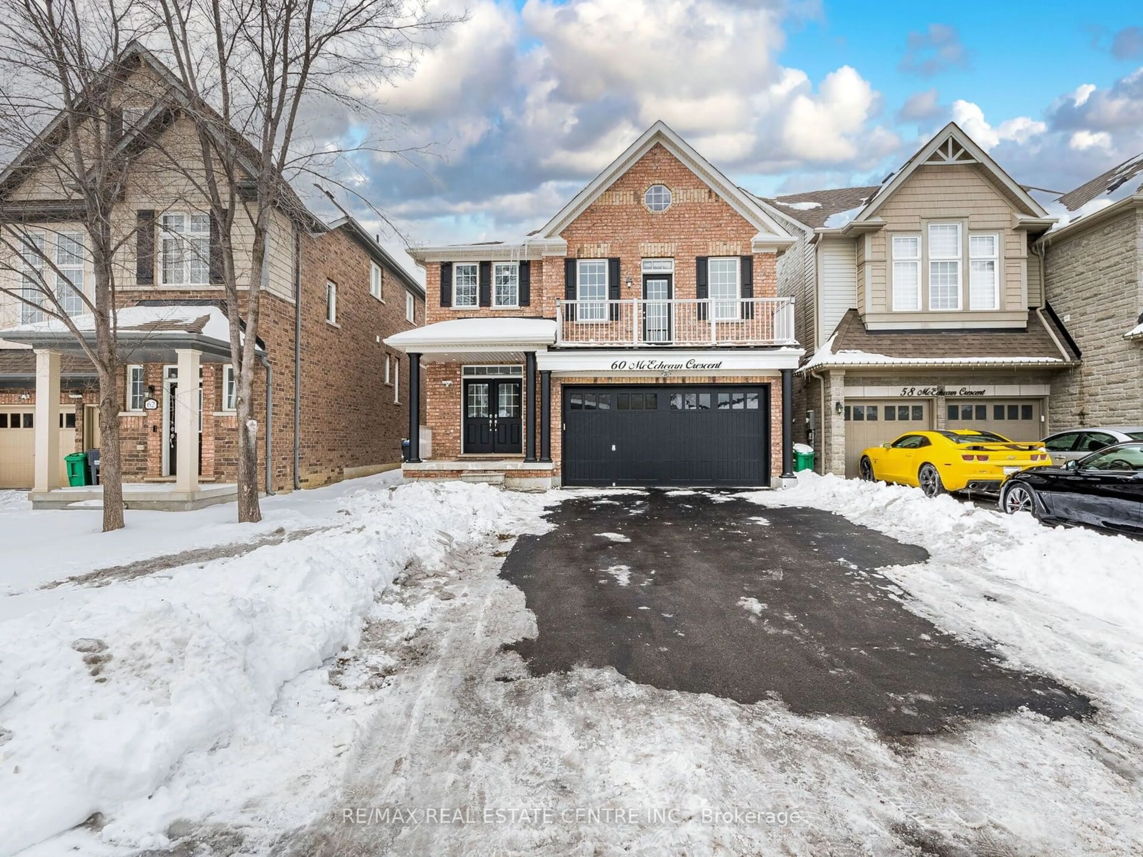 Home with brick exterior material, street for 60 Mcechearn Cres, Caledon Ontario L7C 3Y2