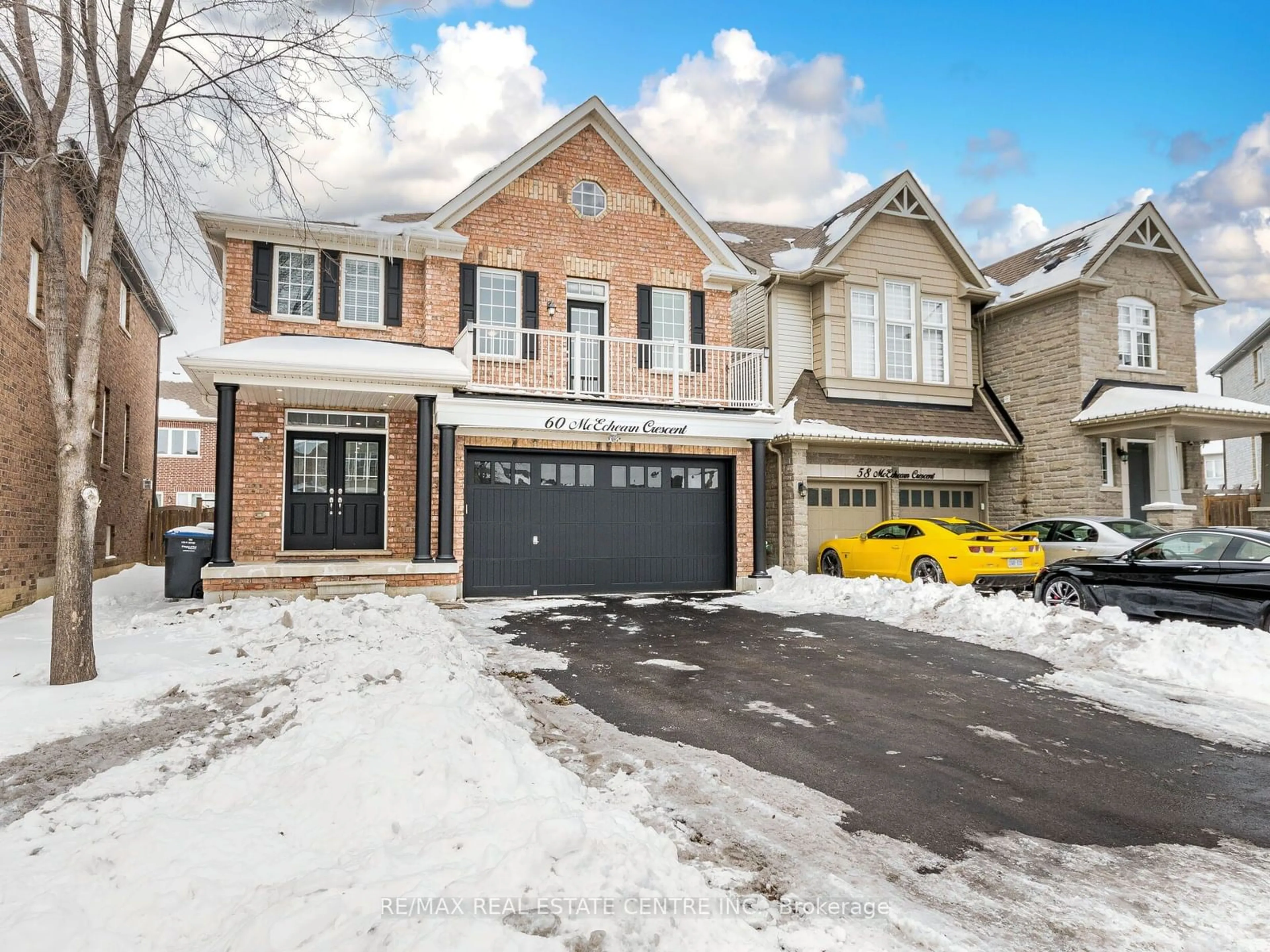 Home with brick exterior material, street for 60 Mcechearn Cres, Caledon Ontario L7C 3Y2