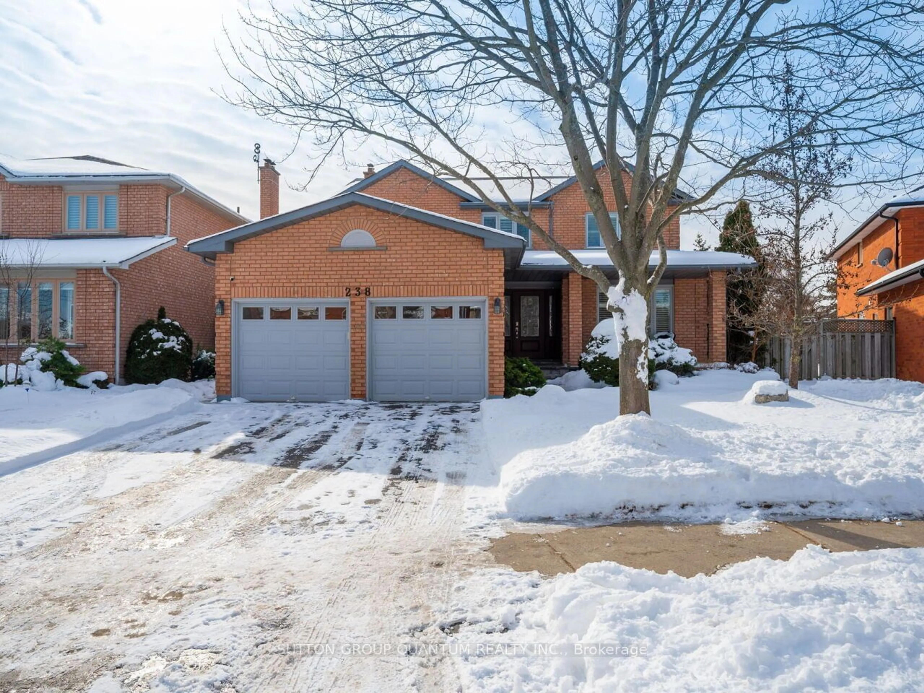 Home with brick exterior material, street for 238 Elderwood Tr, Oakville Ontario L6H 5W2