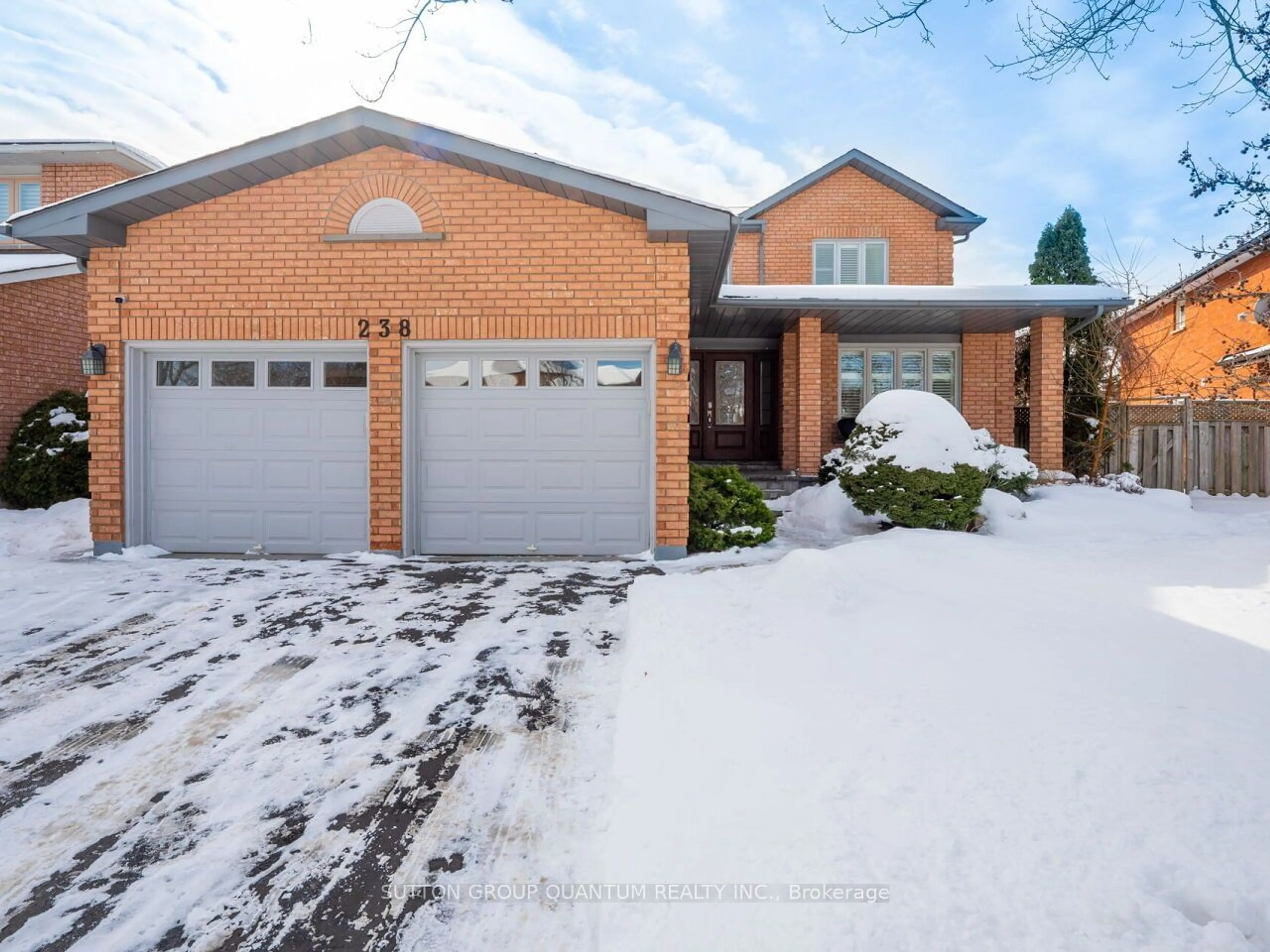 Home with brick exterior material, street for 238 Elderwood Tr, Oakville Ontario L6H 5W2