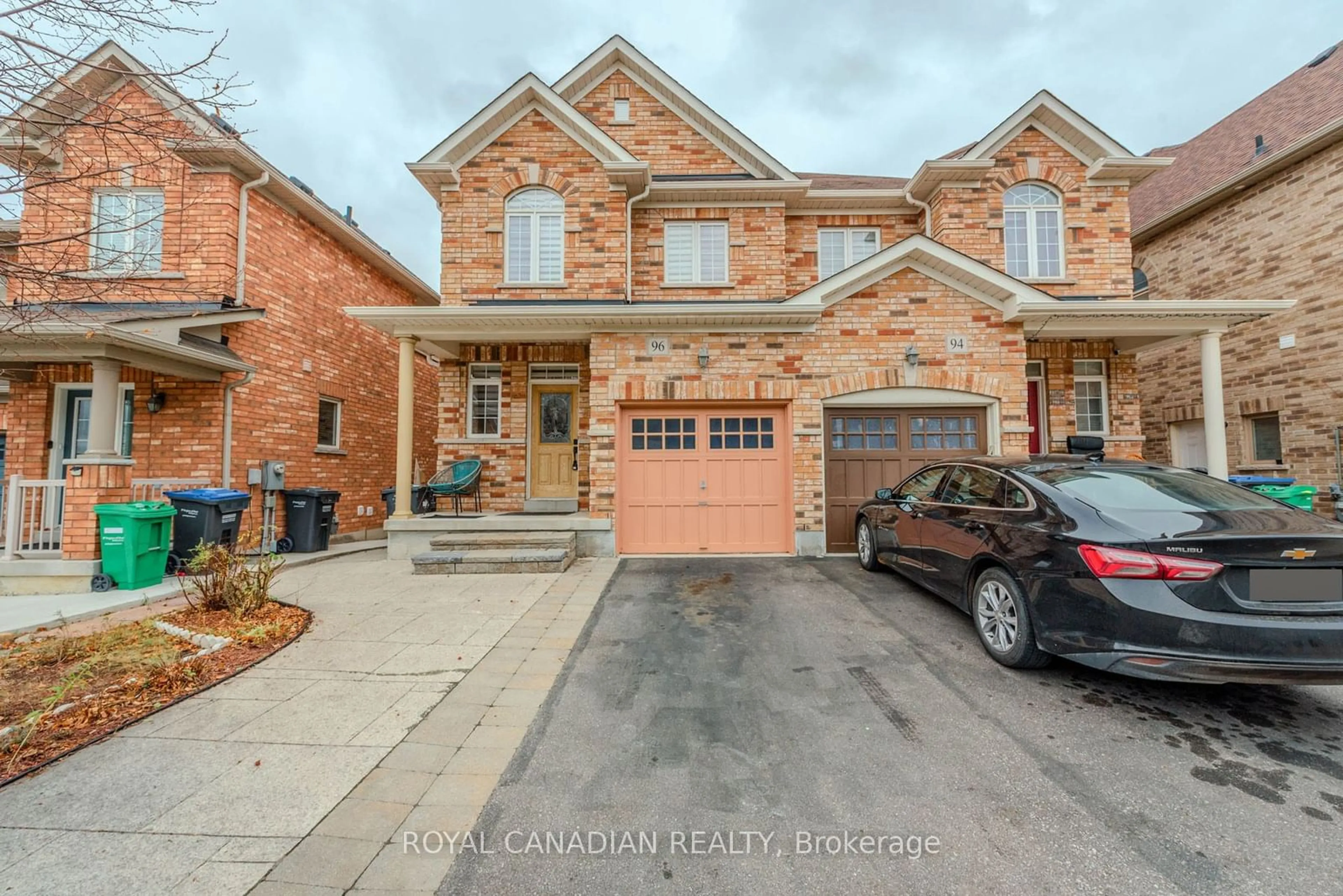 Home with brick exterior material, street for 96 Clearfield Dr, Brampton Ontario L6P 3J4