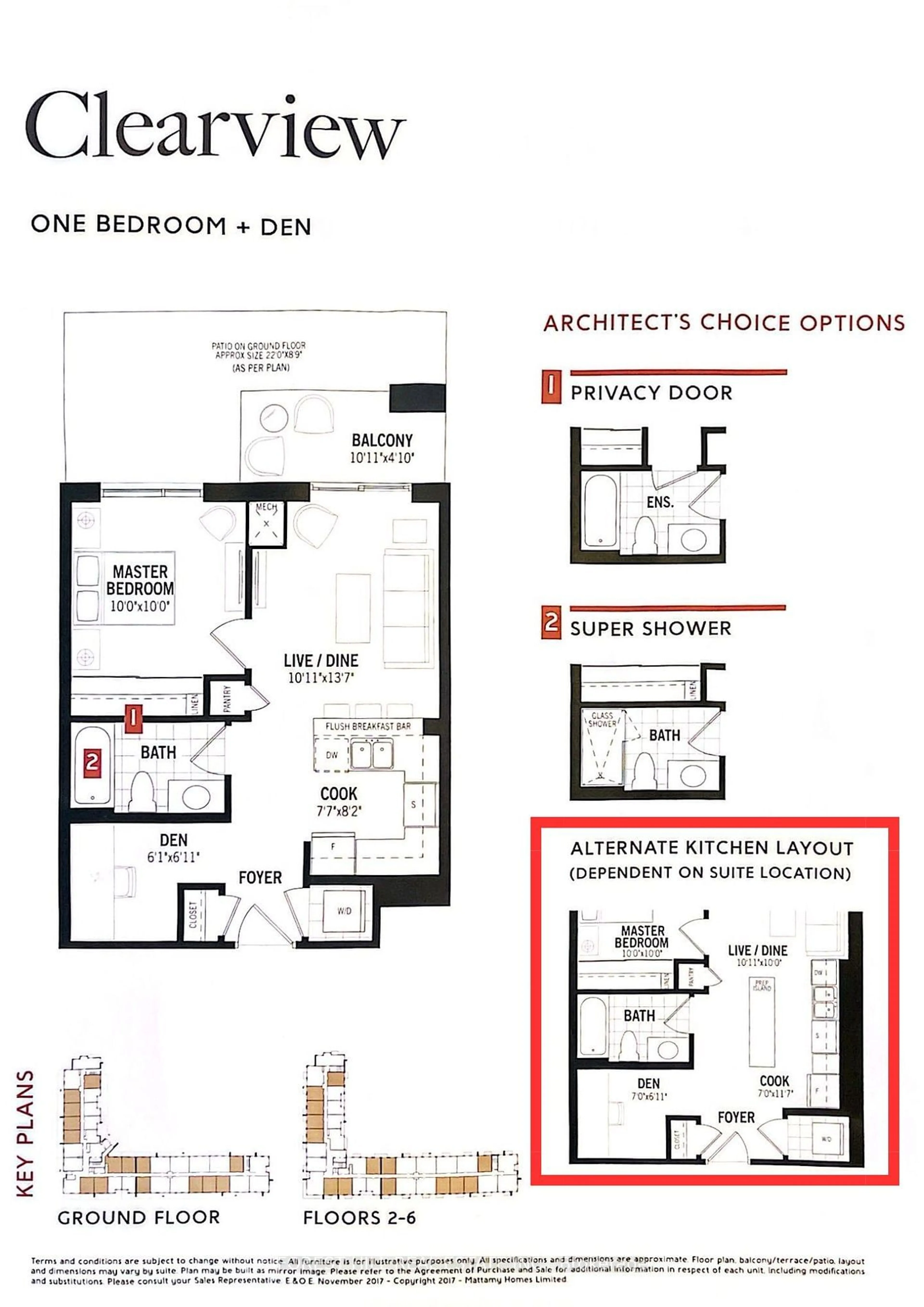 Floor plan for 128 Grovewood Common #121, Oakville Ontario L6H 0X3