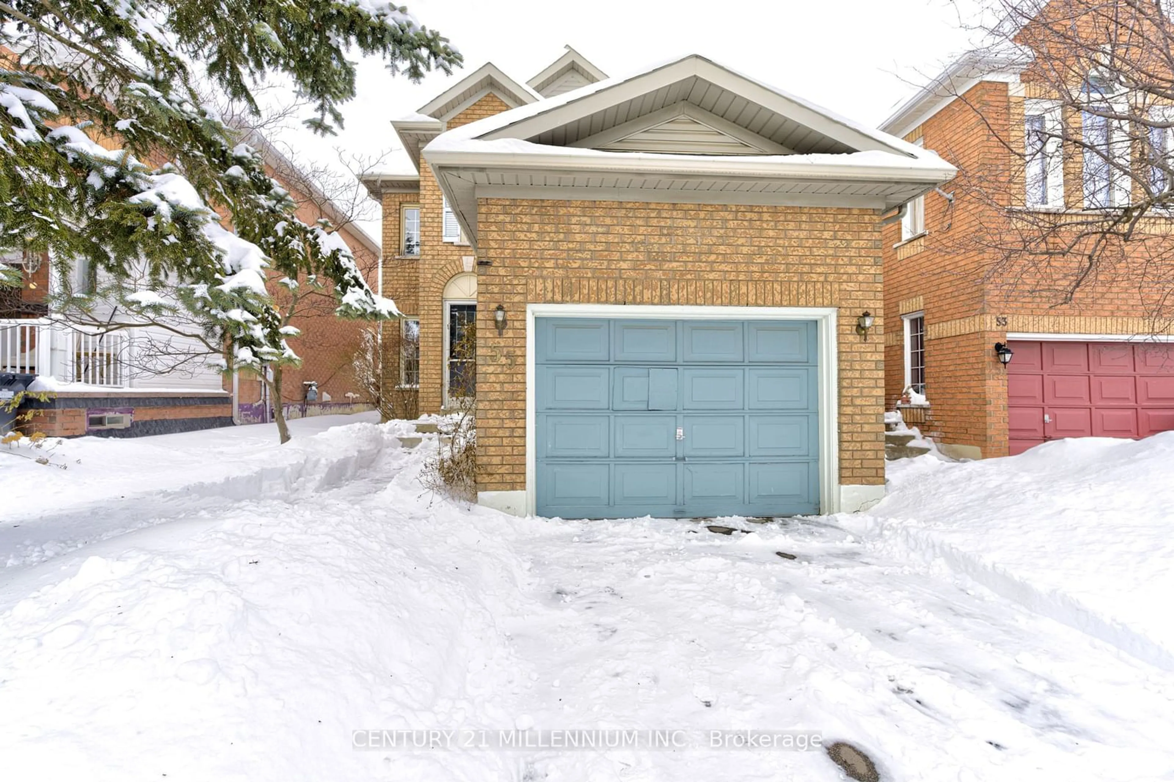 Home with brick exterior material, street for 55 Wildberry Cres, Brampton Ontario L6R 1J9