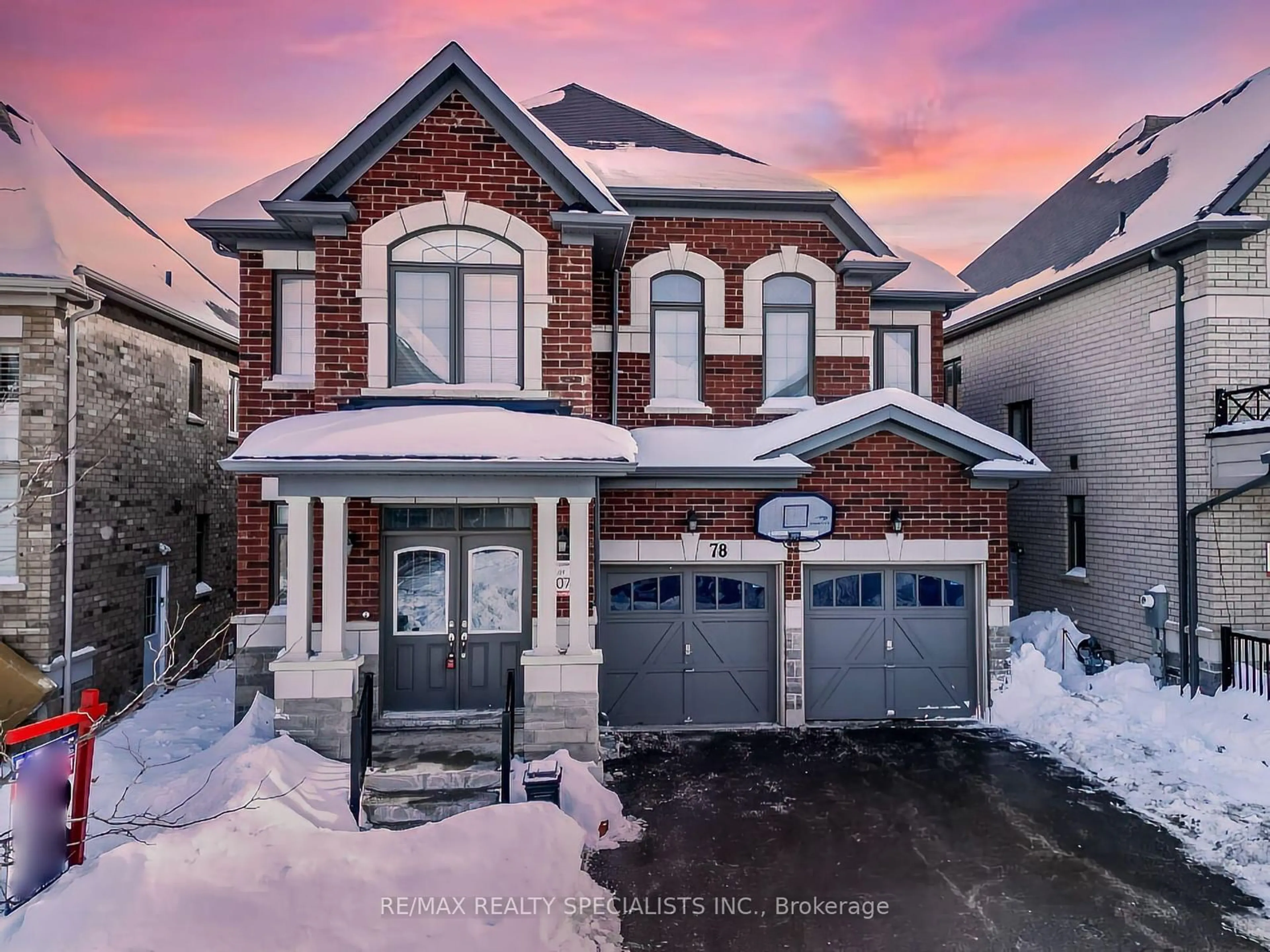 Home with brick exterior material, street for 78 Roulette Cres, Brampton Ontario L7A 4R6