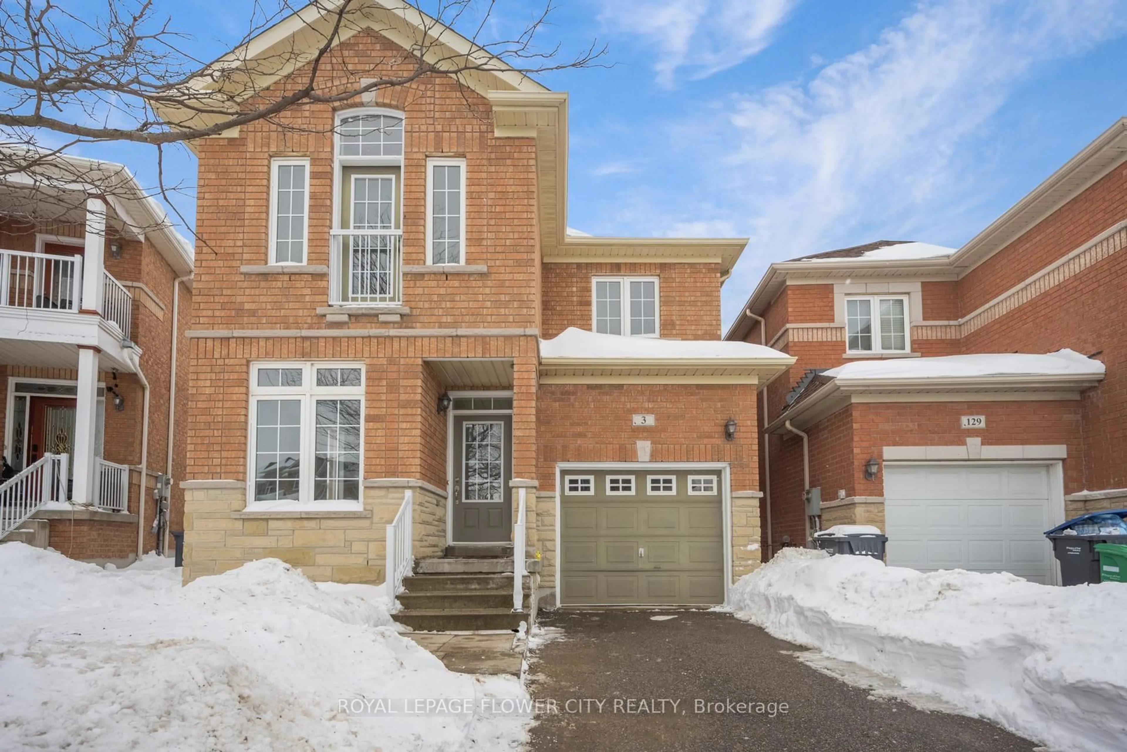 Home with brick exterior material, street for 3 Calm Waters Cres, Brampton Ontario L6V 4S3