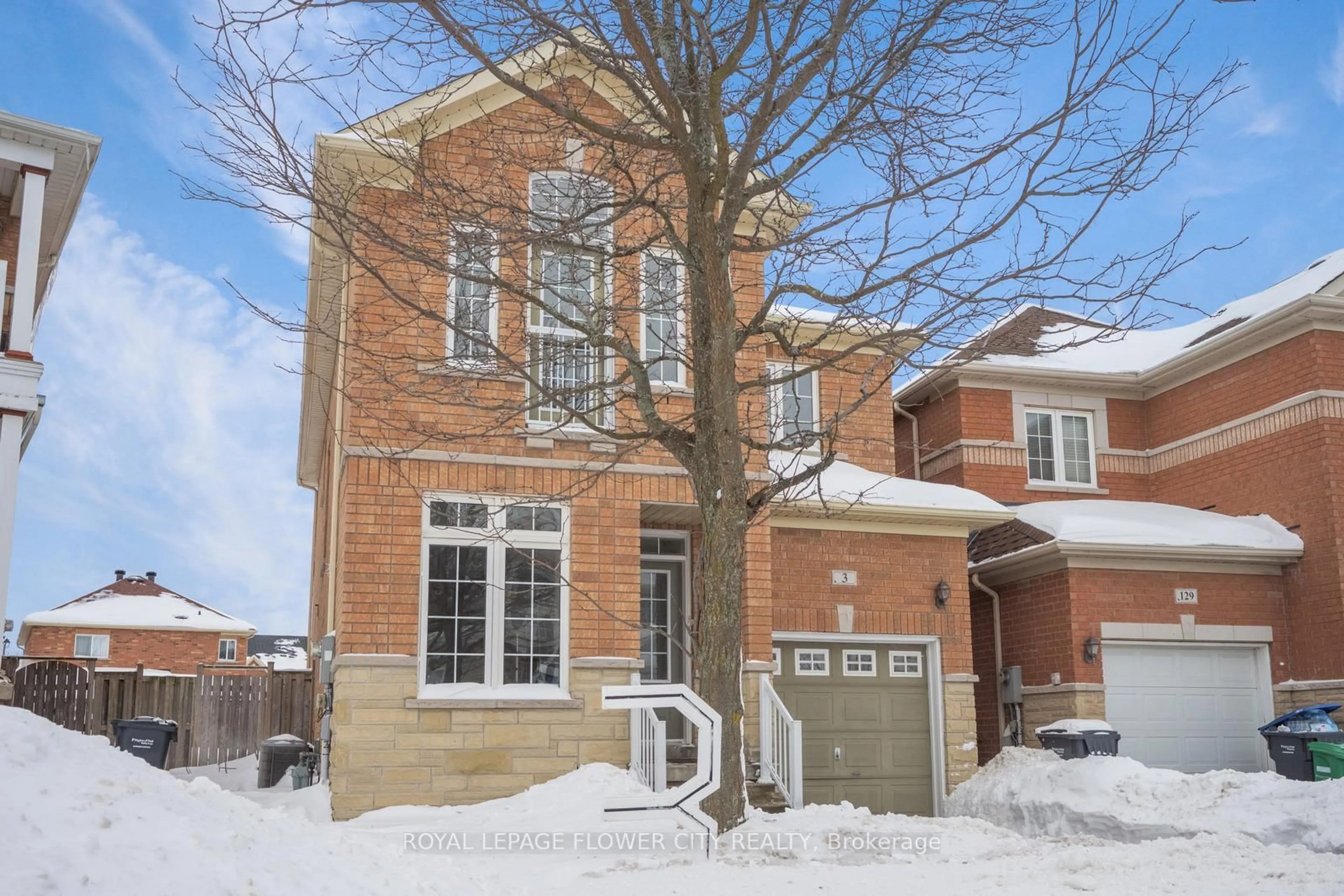 Home with brick exterior material, street for 3 Calm Waters Cres, Brampton Ontario L6V 4S3