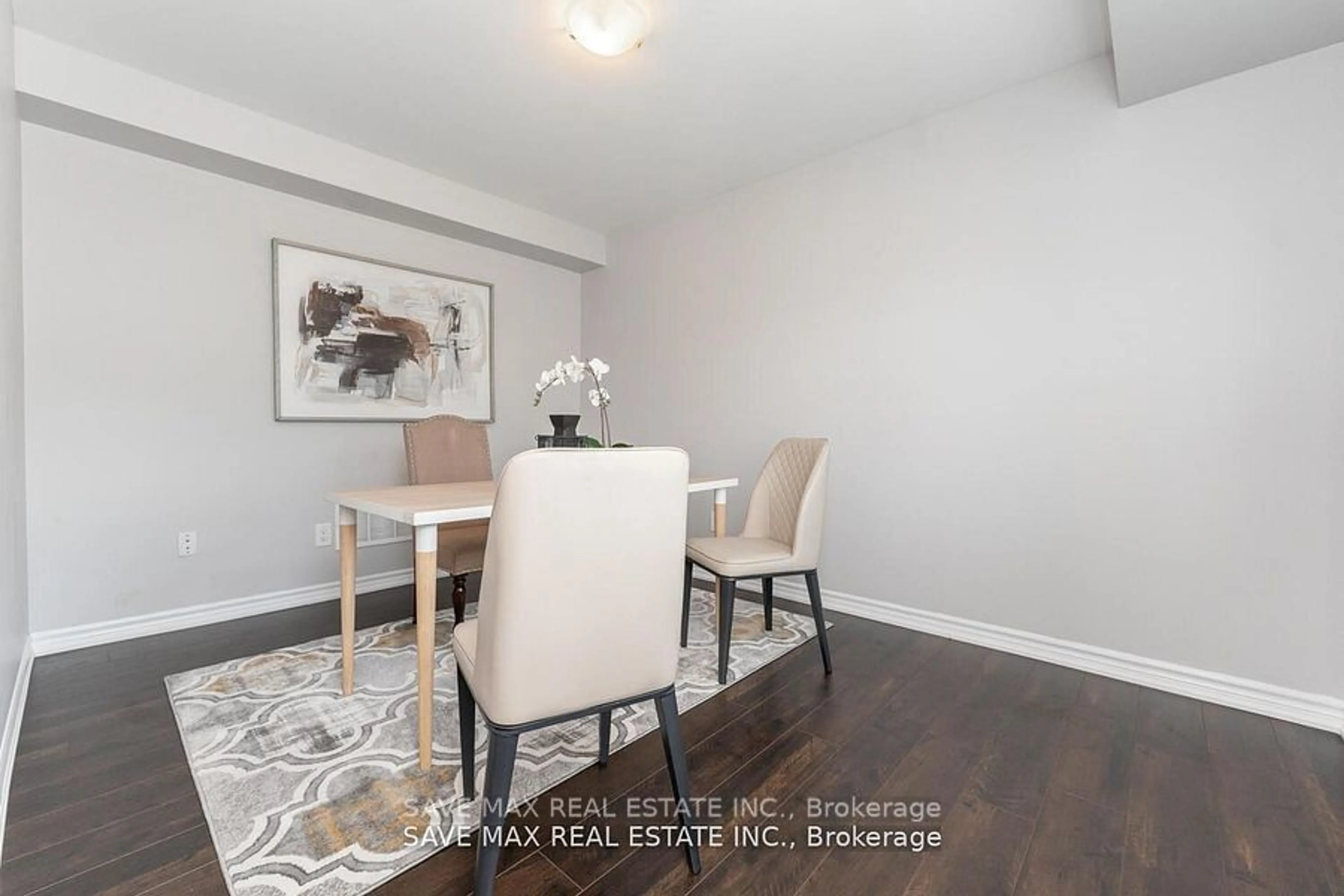 Dining room, wood/laminate floor for 219 Remembrance Rd, Brampton Ontario L7A 4J9