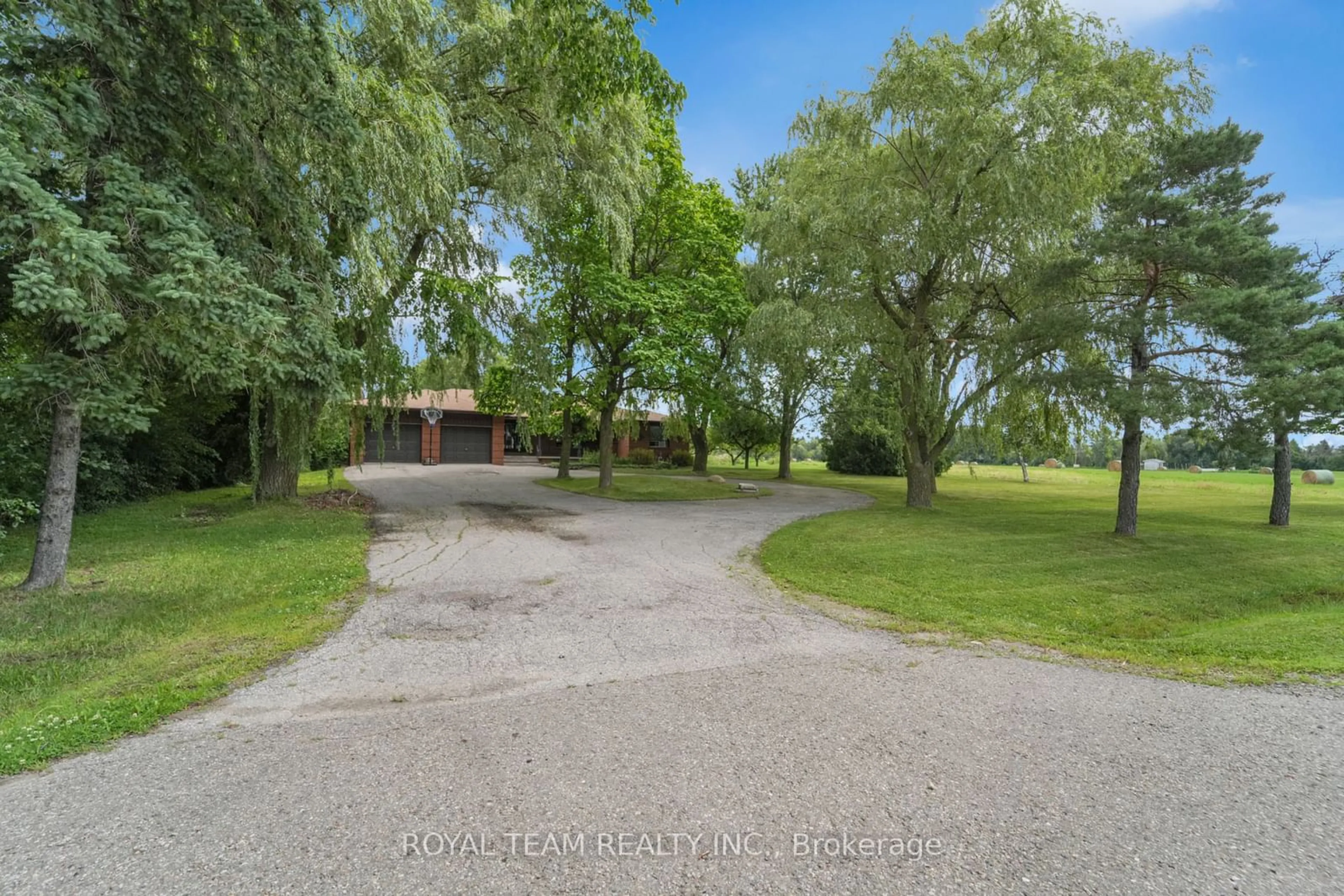 A pic from outside/outdoor area/front of a property/back of a property/a pic from drone, water/lake/river/ocean view for 13595 Centreville Creek Rd, Caledon Ontario L7C 3B9