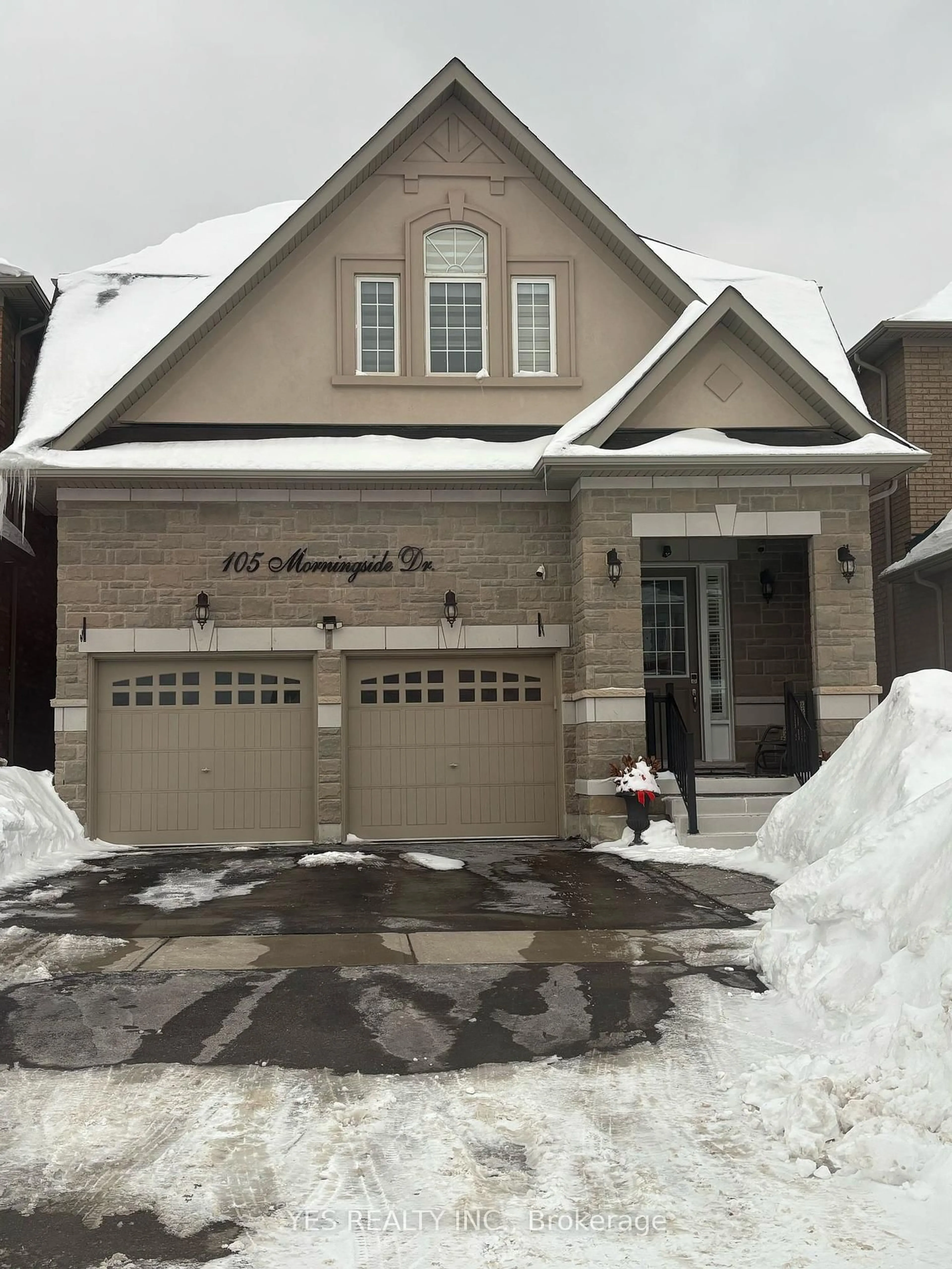 Home with brick exterior material, street for 105 Morningside Dr, Halton Hills Ontario L0P 1K0