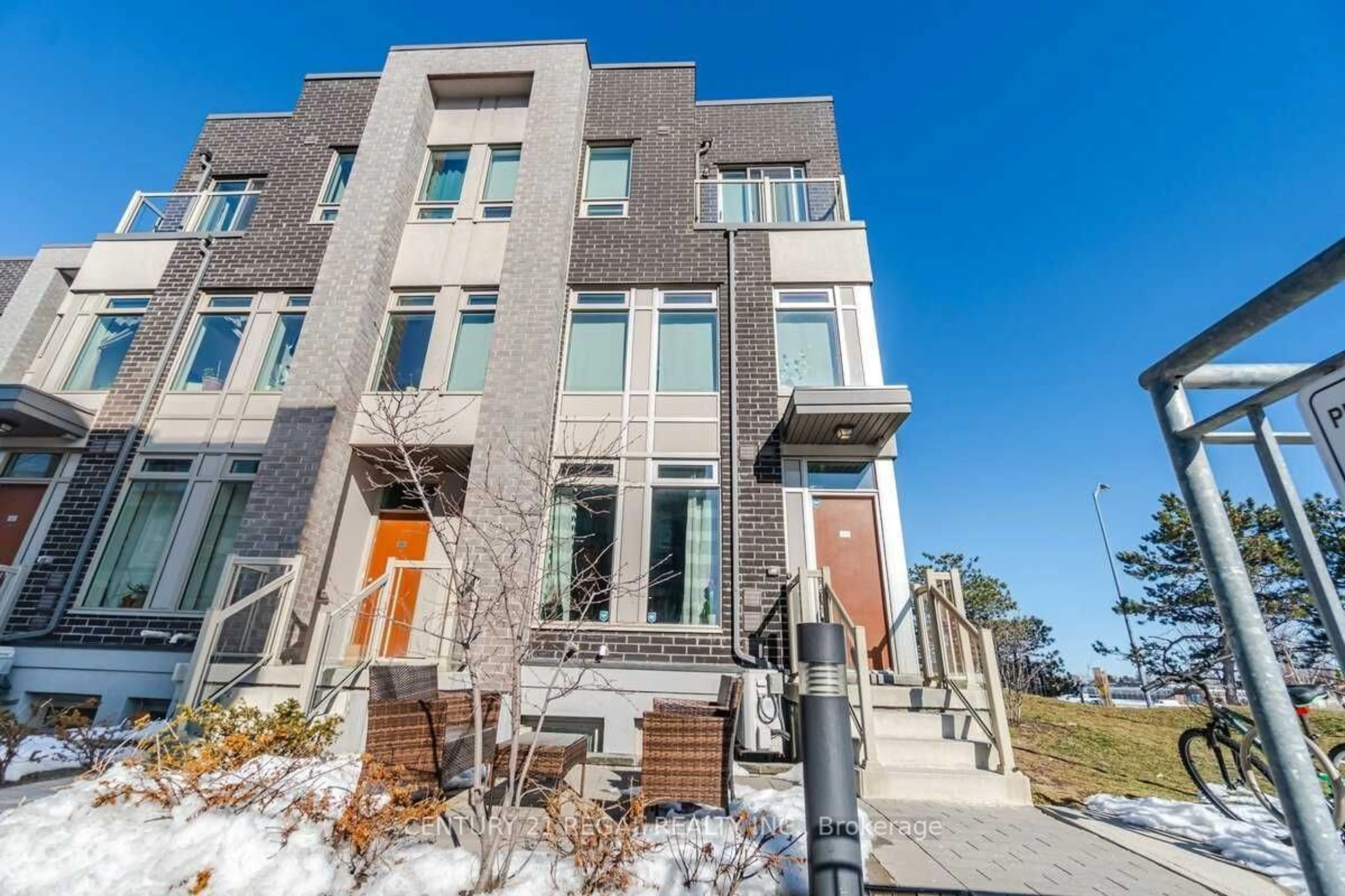 Home with brick exterior material, street for 11 Applewood Lane #112, Toronto Ontario M9C 2Z7