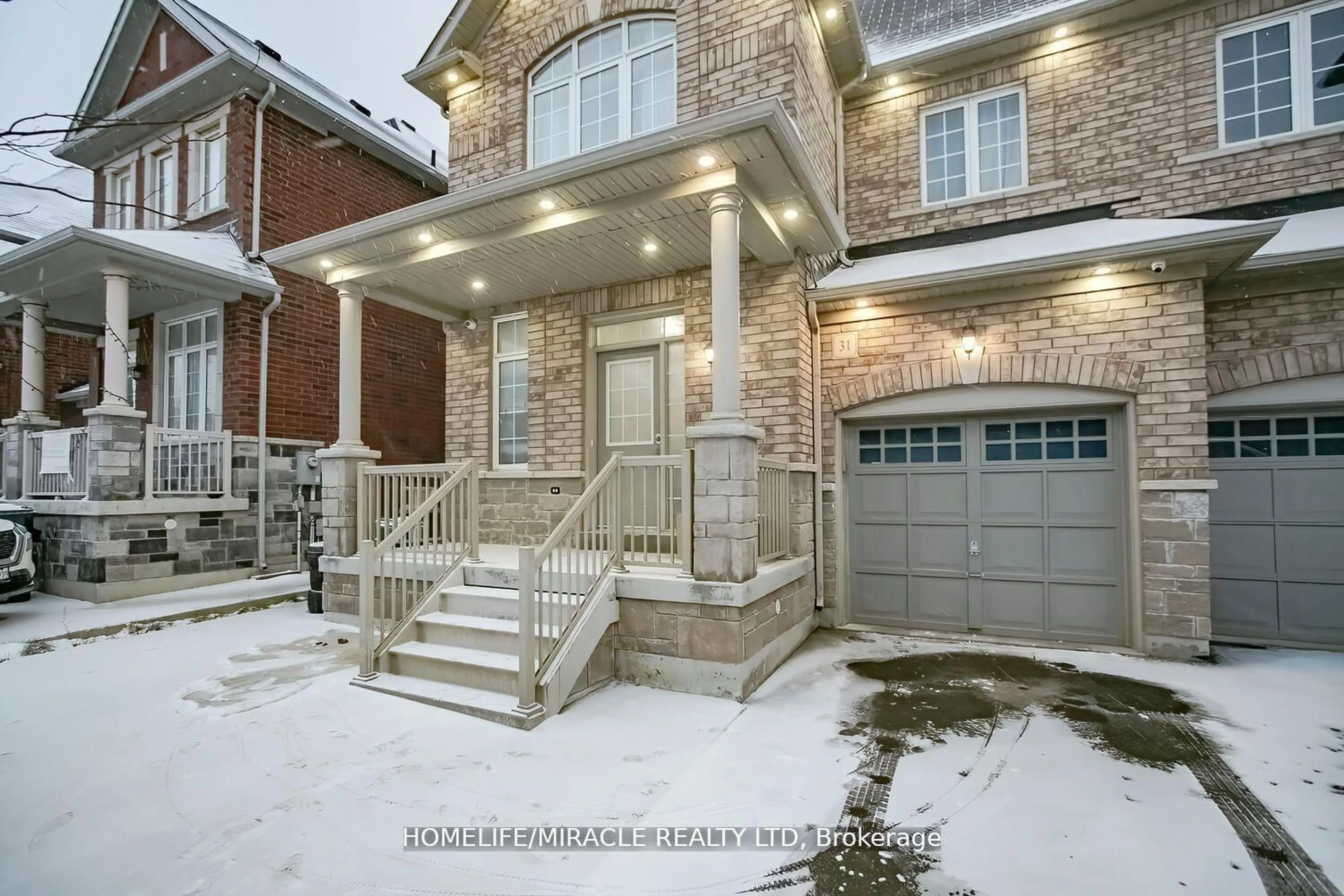 Home with brick exterior material, street for 31 Saint Dennis Rd, Brampton Ontario L6R 3W7