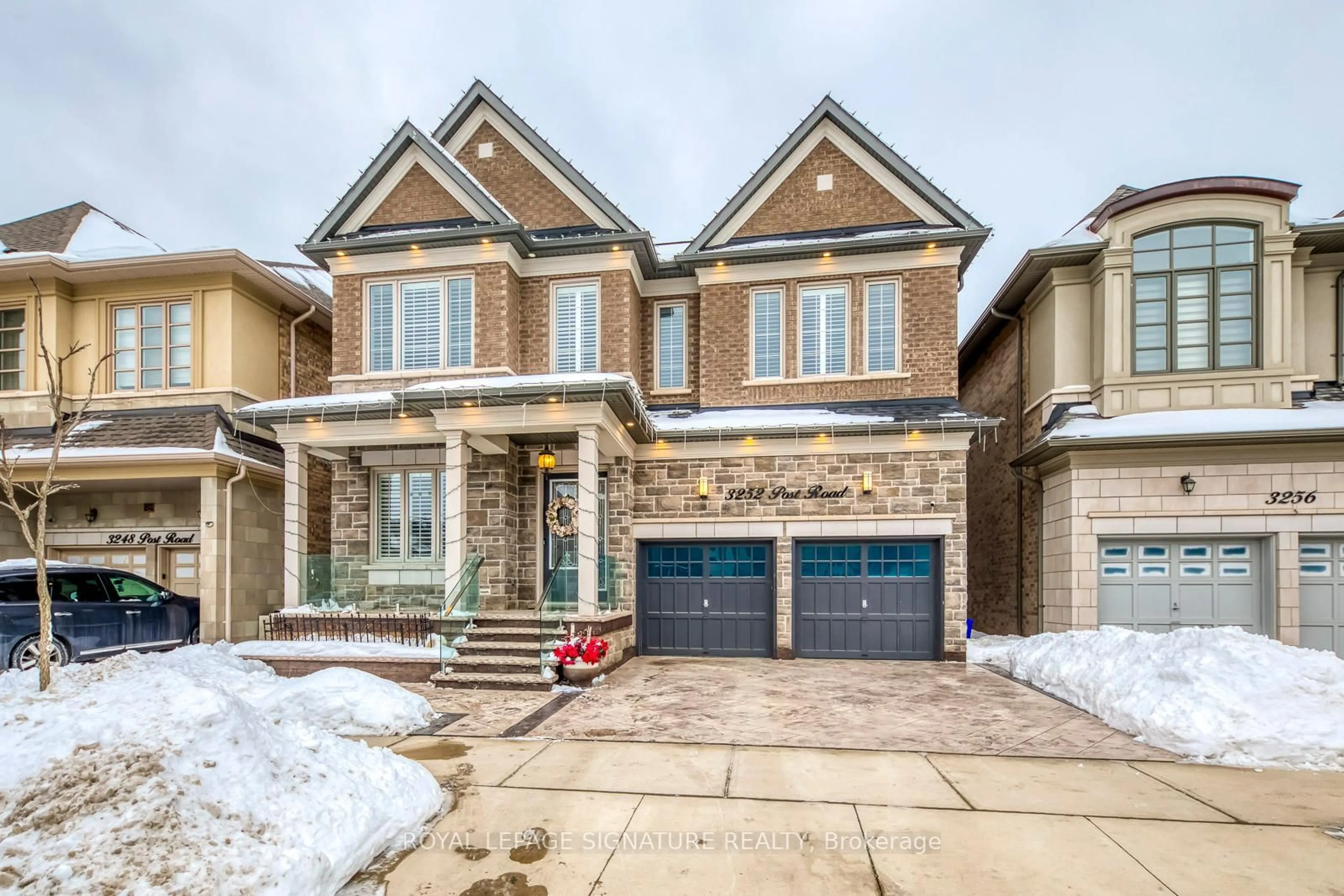 Home with brick exterior material, street for 3252 Post Rd, Oakville Ontario L6H 0W1